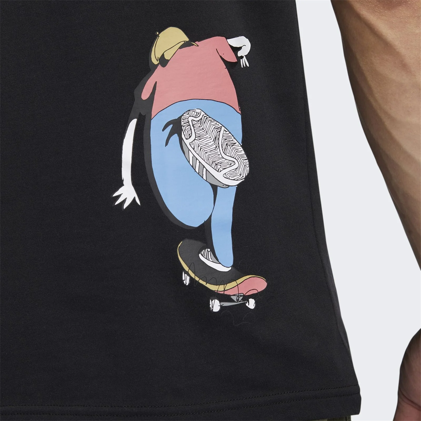 adidas Originals Henry Jones Push Tee - Black - Image 5