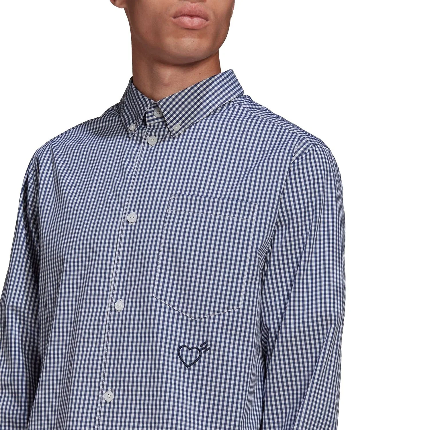 adidas Originals Human Made Long Sleeved Shirt - Blue - Image 4