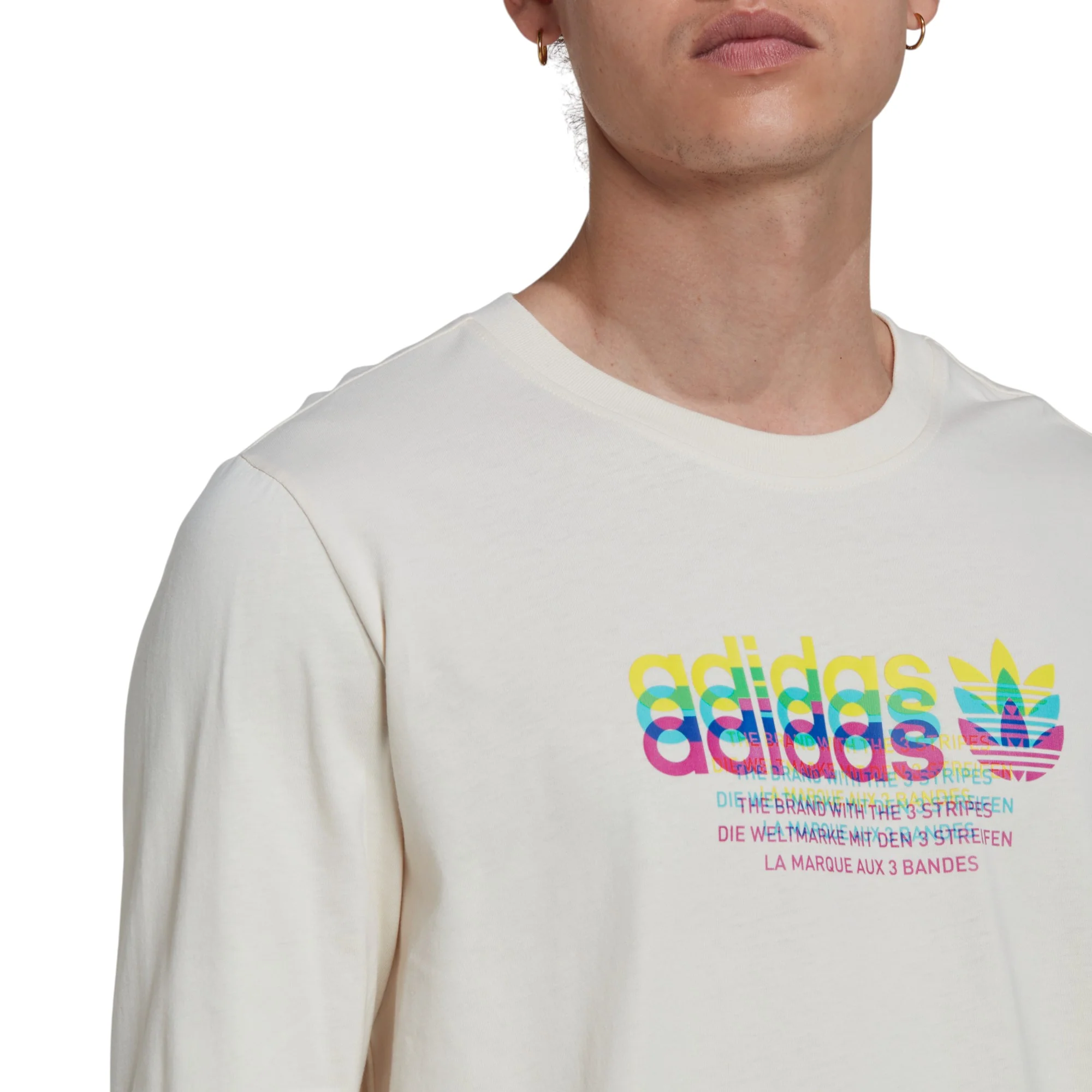 adidas Originals Hyperreal Long Sleeve Tee - White - Image 2