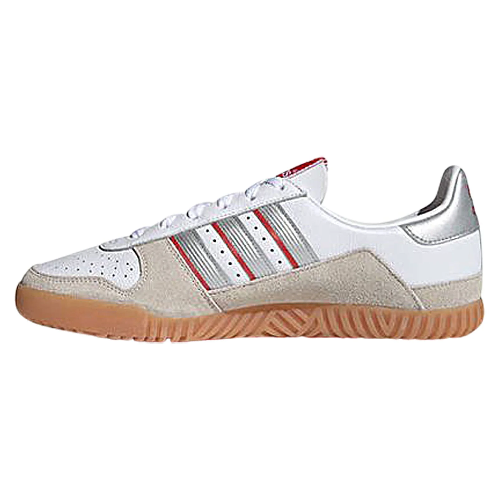 adidas Originals Indoor Comp Shoes - White/Silver - Image 2