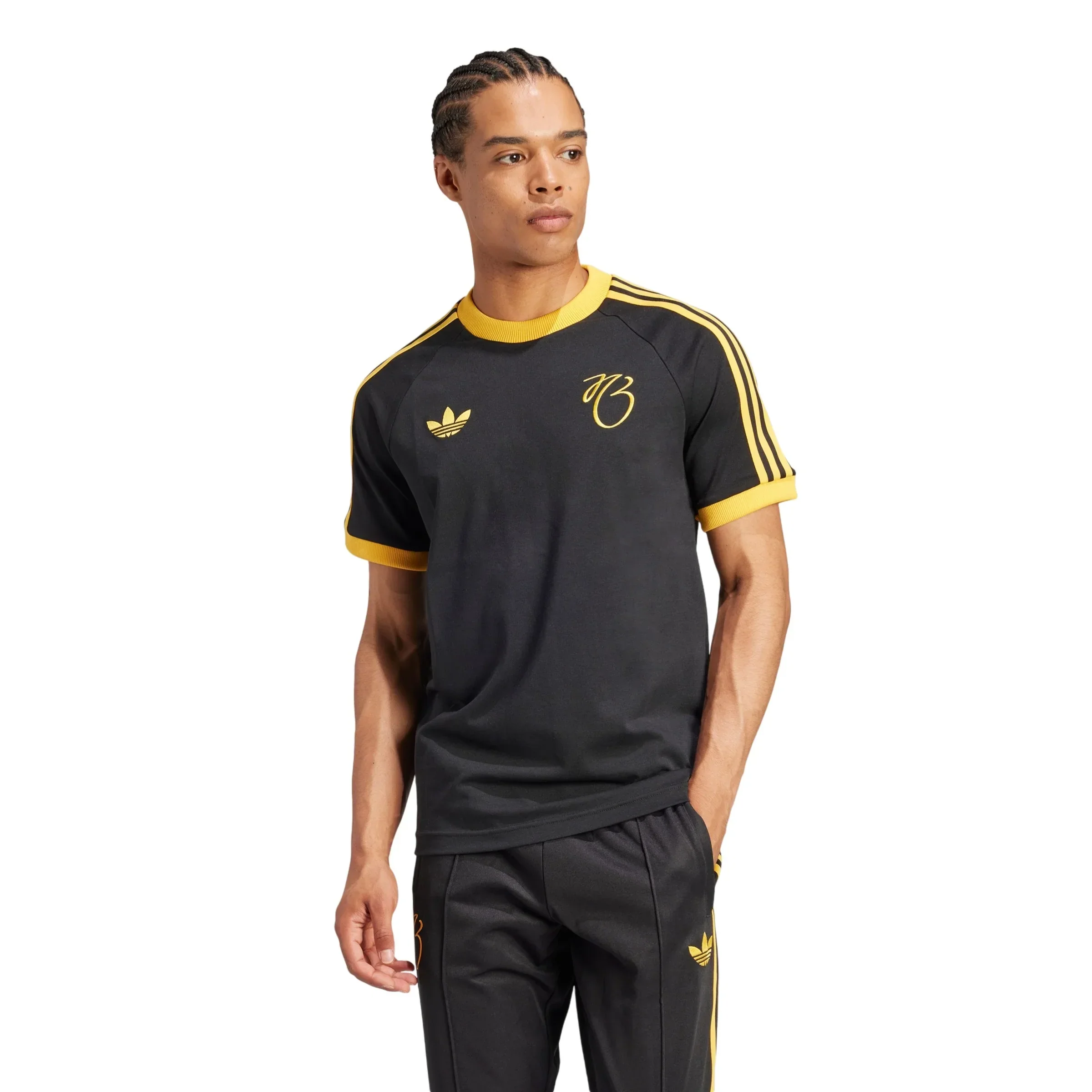 adidas Originals Jude Bellingham 3-Stripes T-Shirt - Black - Image 3