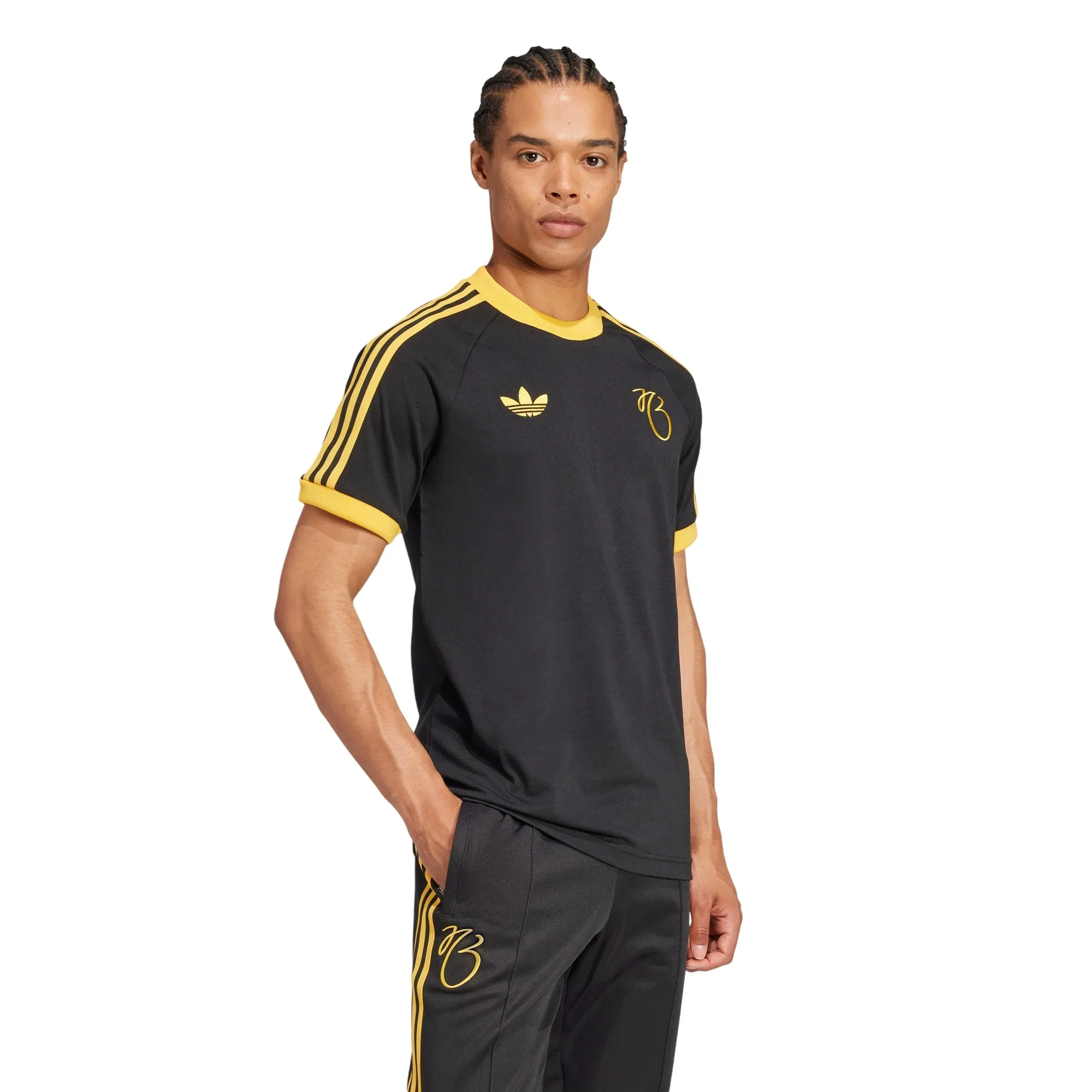 adidas Originals Jude Bellingham 3-Stripes T-Shirt - Black - Image 5