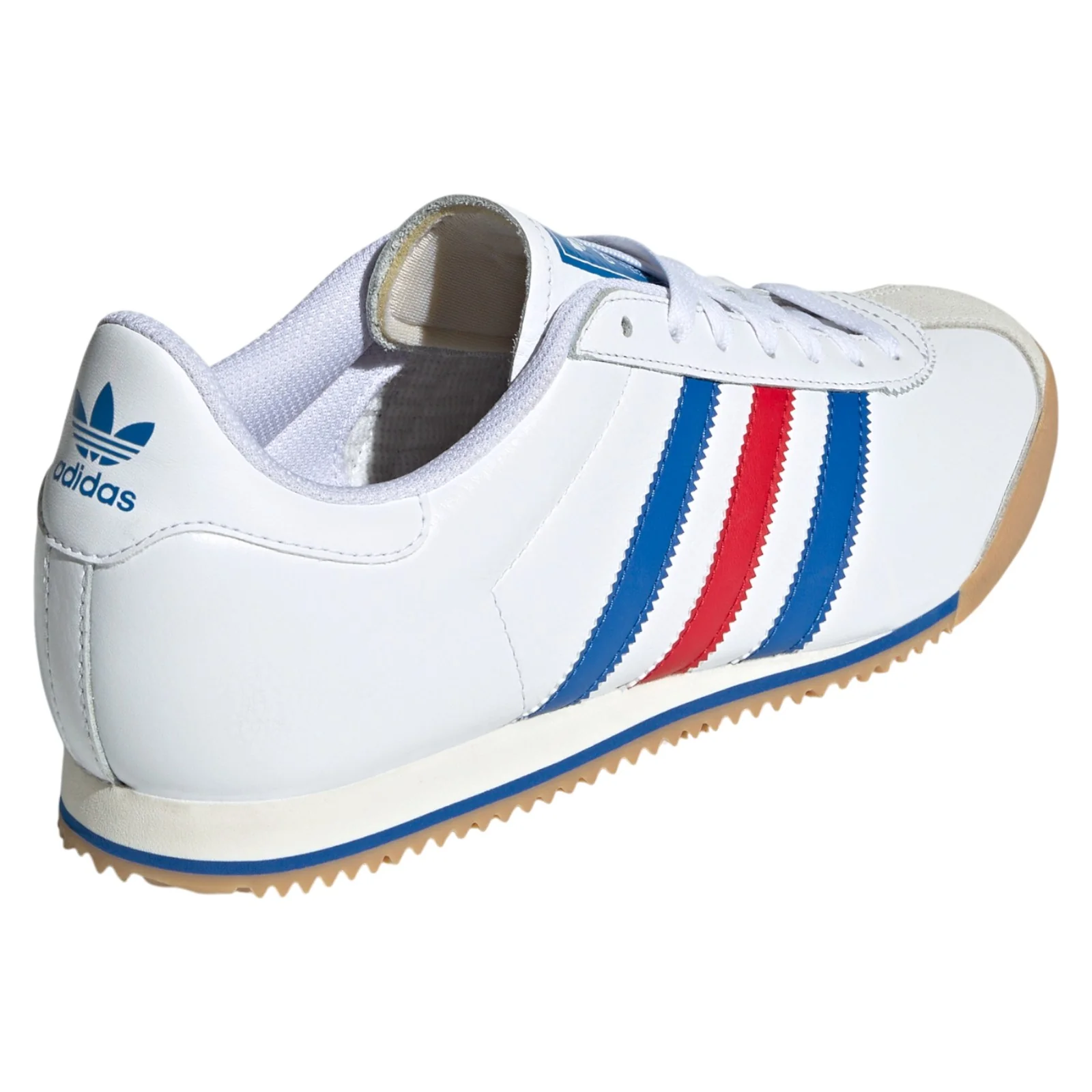 adidas Originals Kick 74 Shoes - Cloud White / Blue / Better Scarlet - Image 3