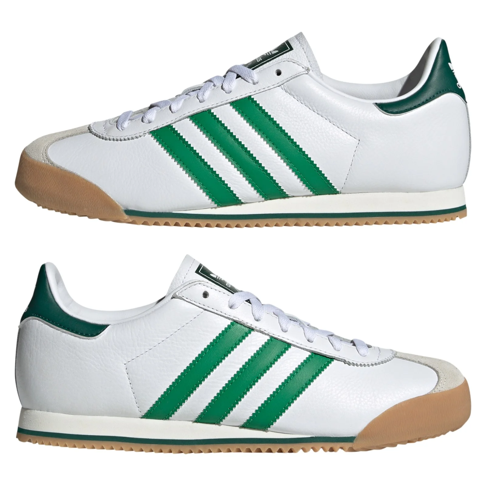 adidas Originals Kick K 74 Shoes - Cloud White / Green - Image 9