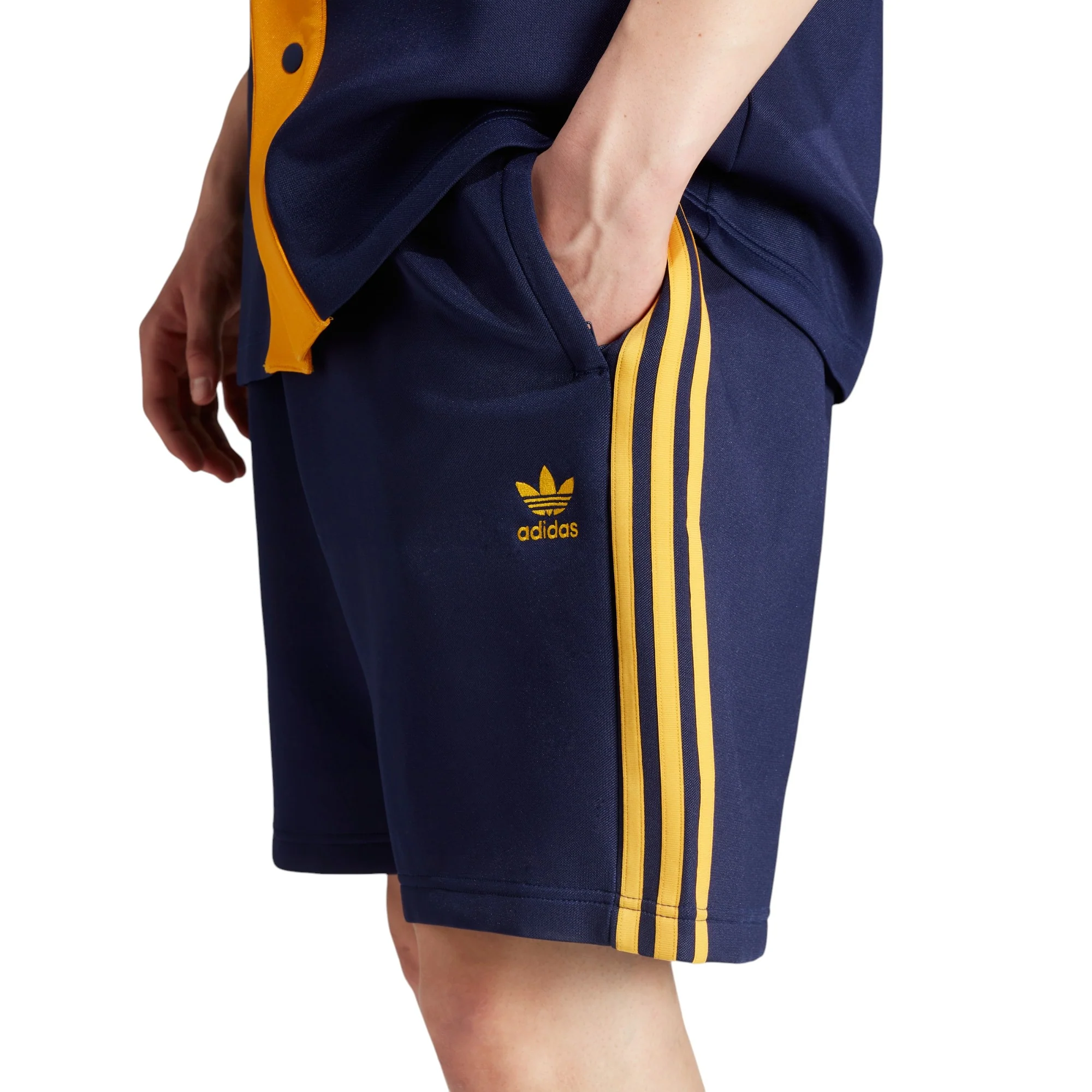 adidas Originals Lifestyle Adicolor Classics+ Shorts - Blue / Yellow - Image 5