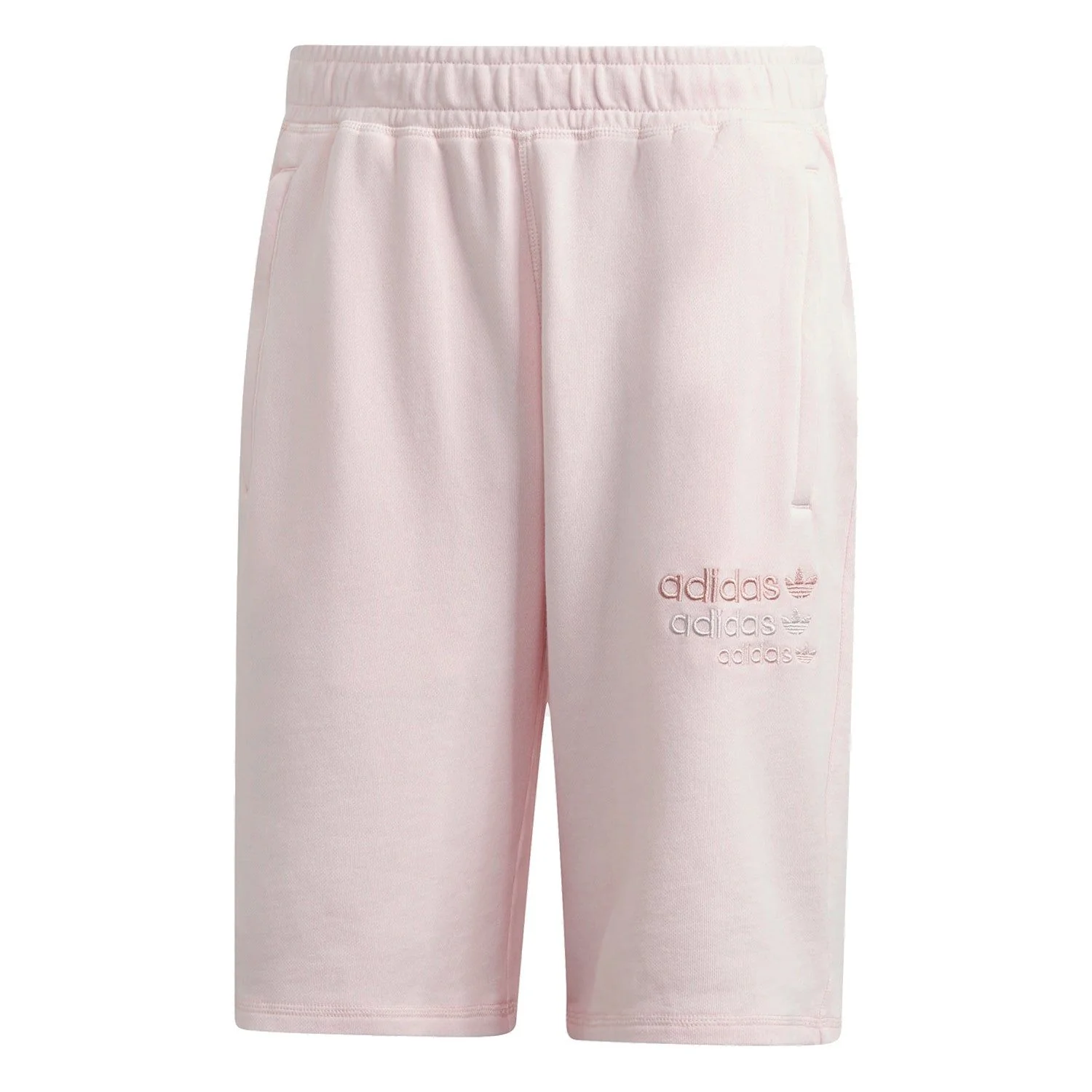 adidas Originals Linear Logo Sweat Shorts - Halo Pink