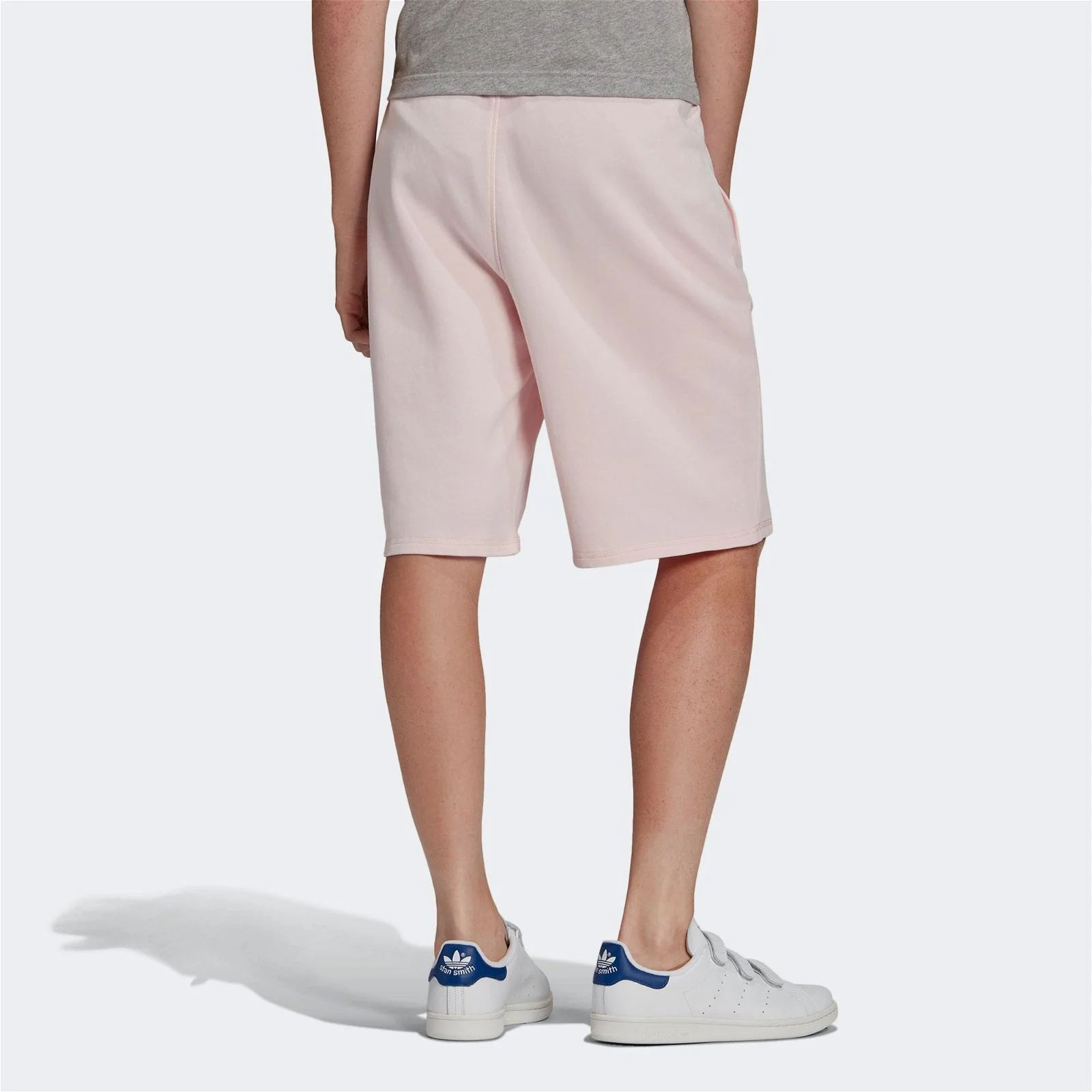 adidas Originals Linear Logo Sweat Shorts - Halo Pink - Image 4