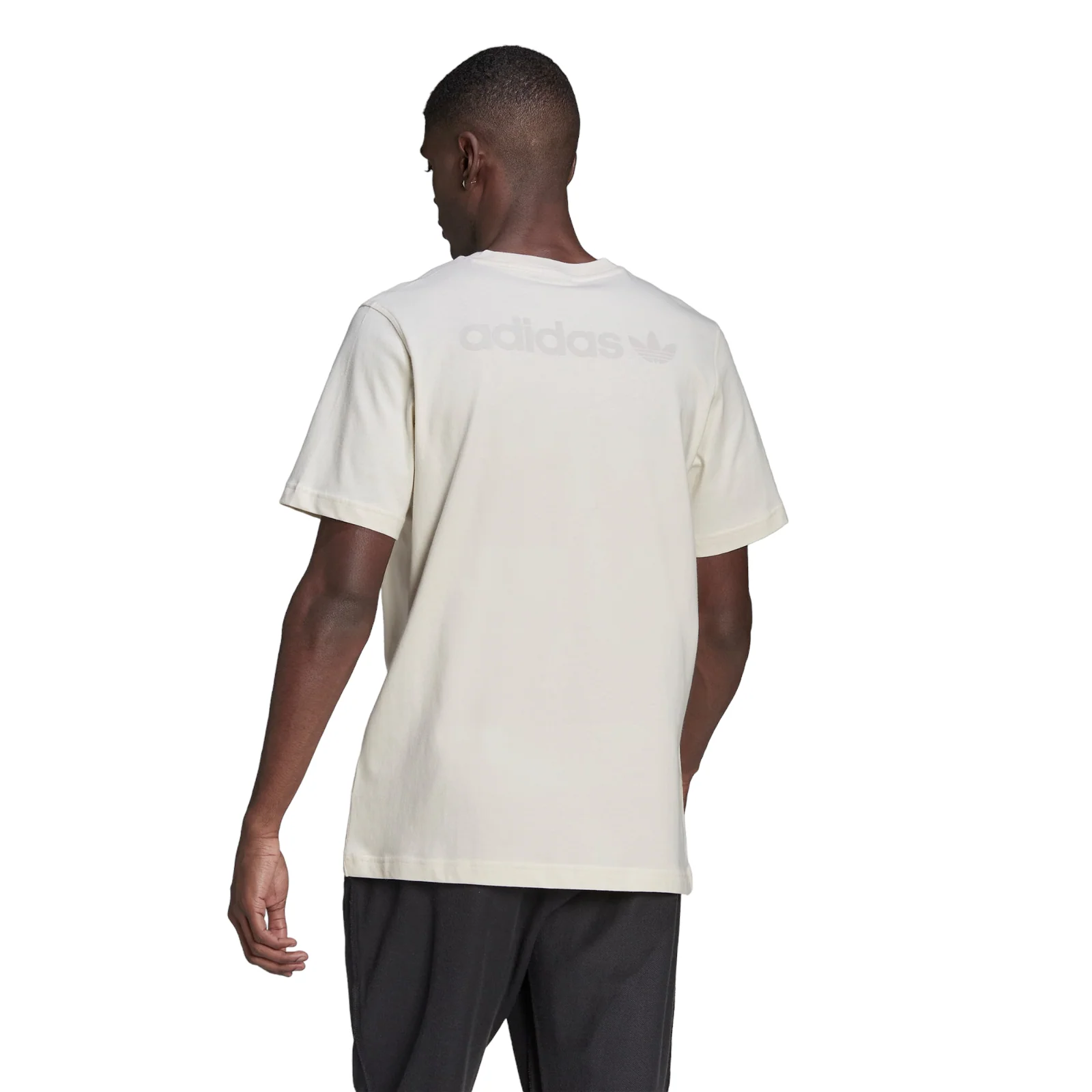 adidas Originals Logo Tee 'Textures Pack' - White - Image 2