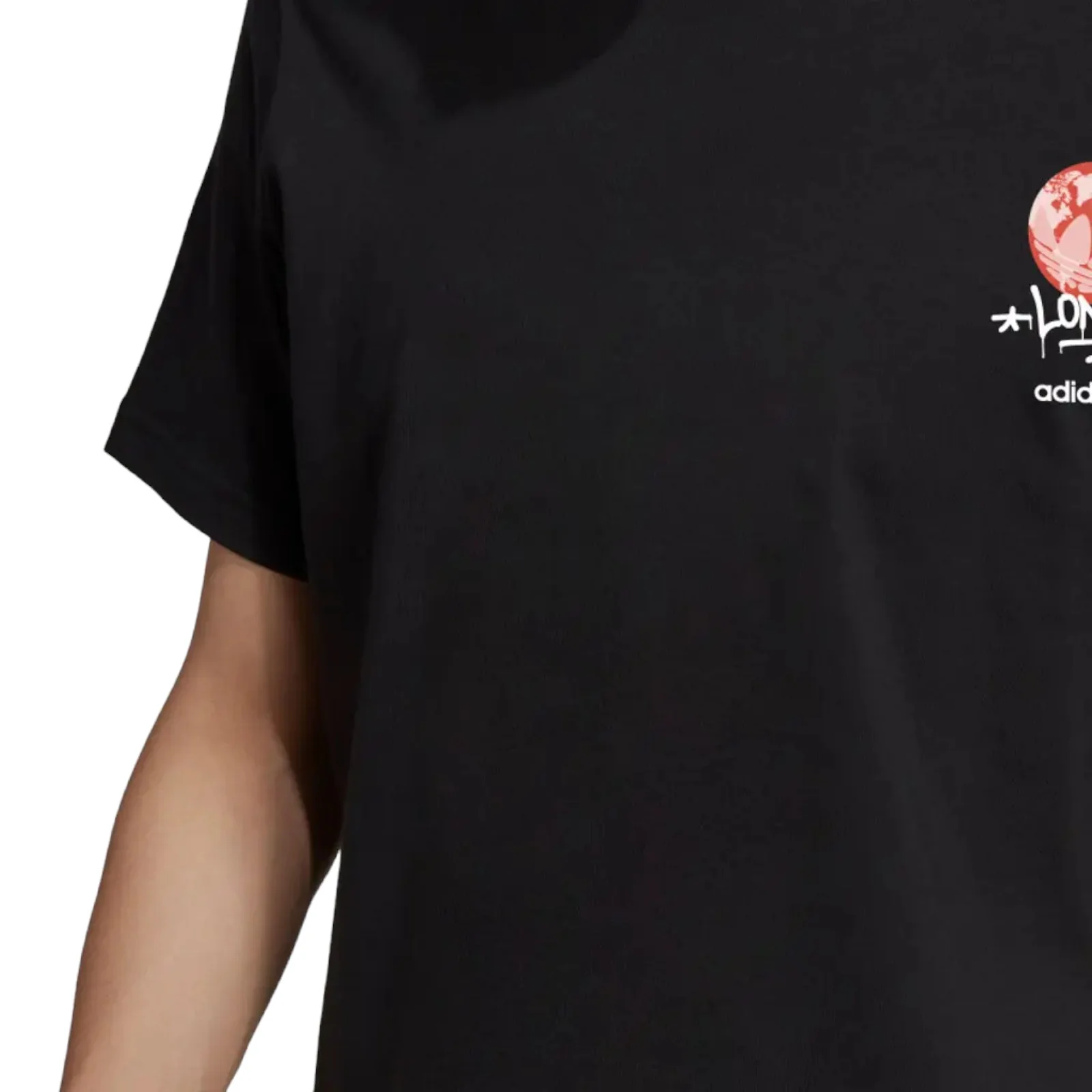 adidas Originals London GFT Graphic T-Shirt - Black - Image 3