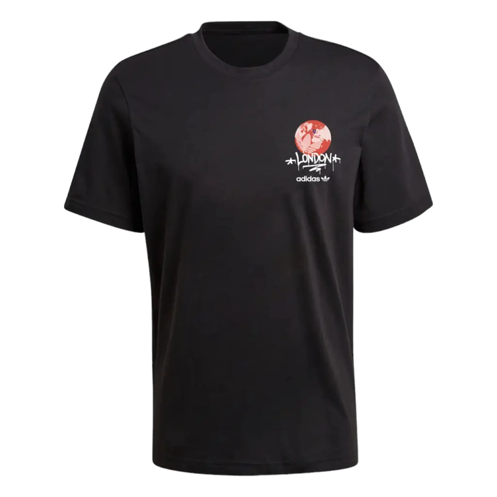 adidas Originals London GFT Graphic T-Shirt - Black - Image 4