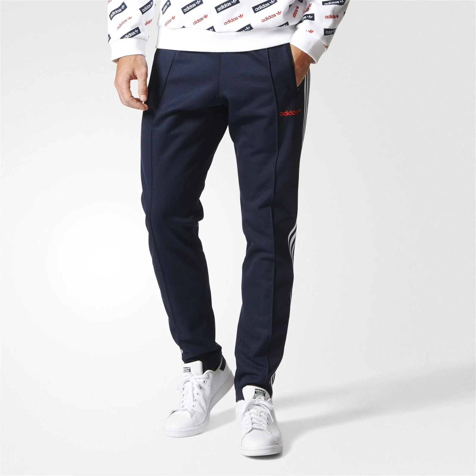 adidas Originals London Pack Block Tapered Pants - Navy - Image 3