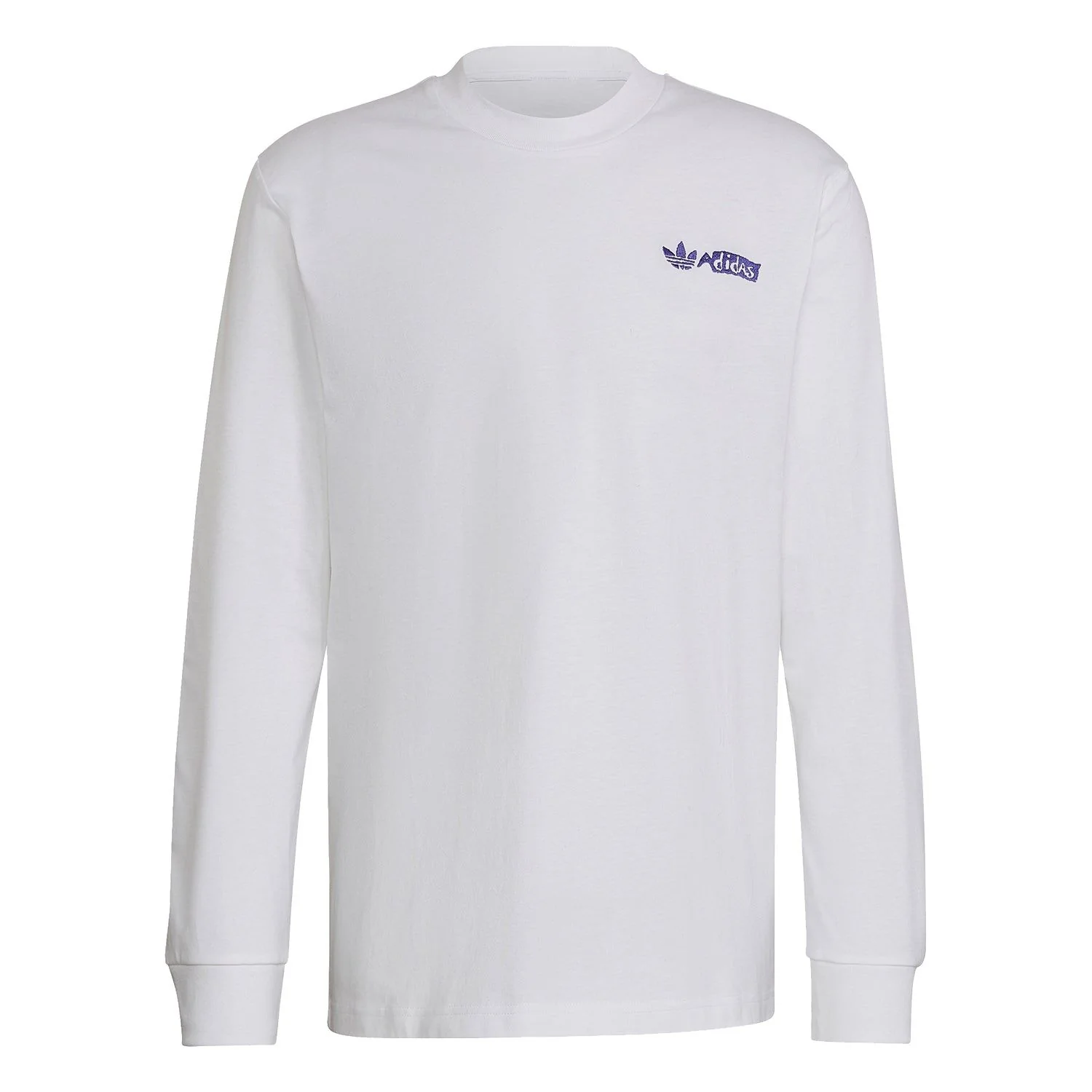 adidas Originals Long Sleeve Graphic Tee - White - Image 3