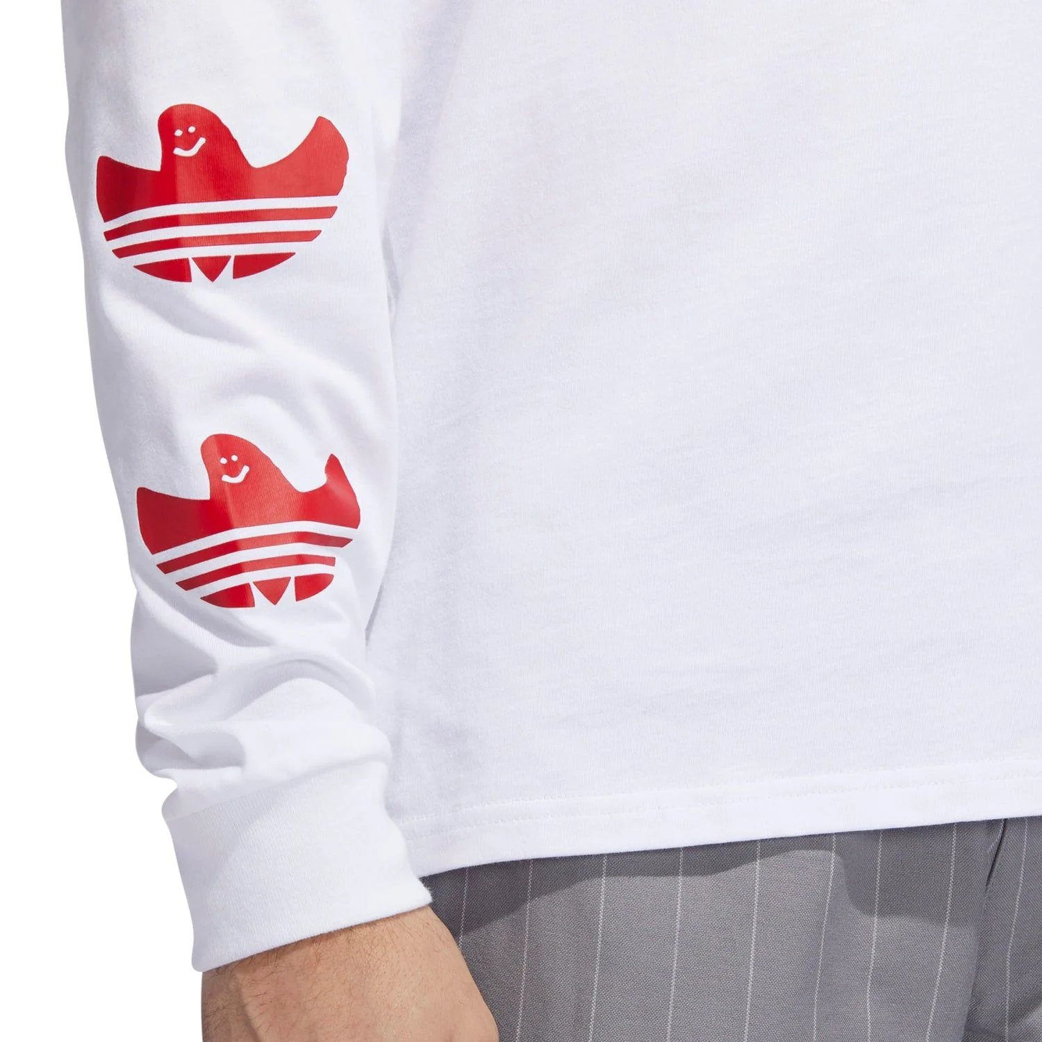 adidas Originals Long Sleeve Shmoo Tee - White - Image 3