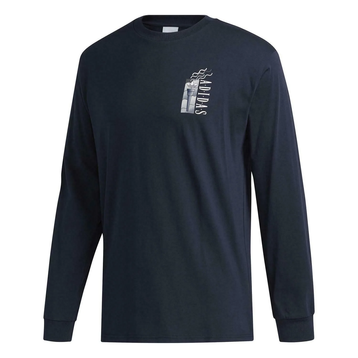 adidas Originals Long Sleeved Torch T Shirt - Navy