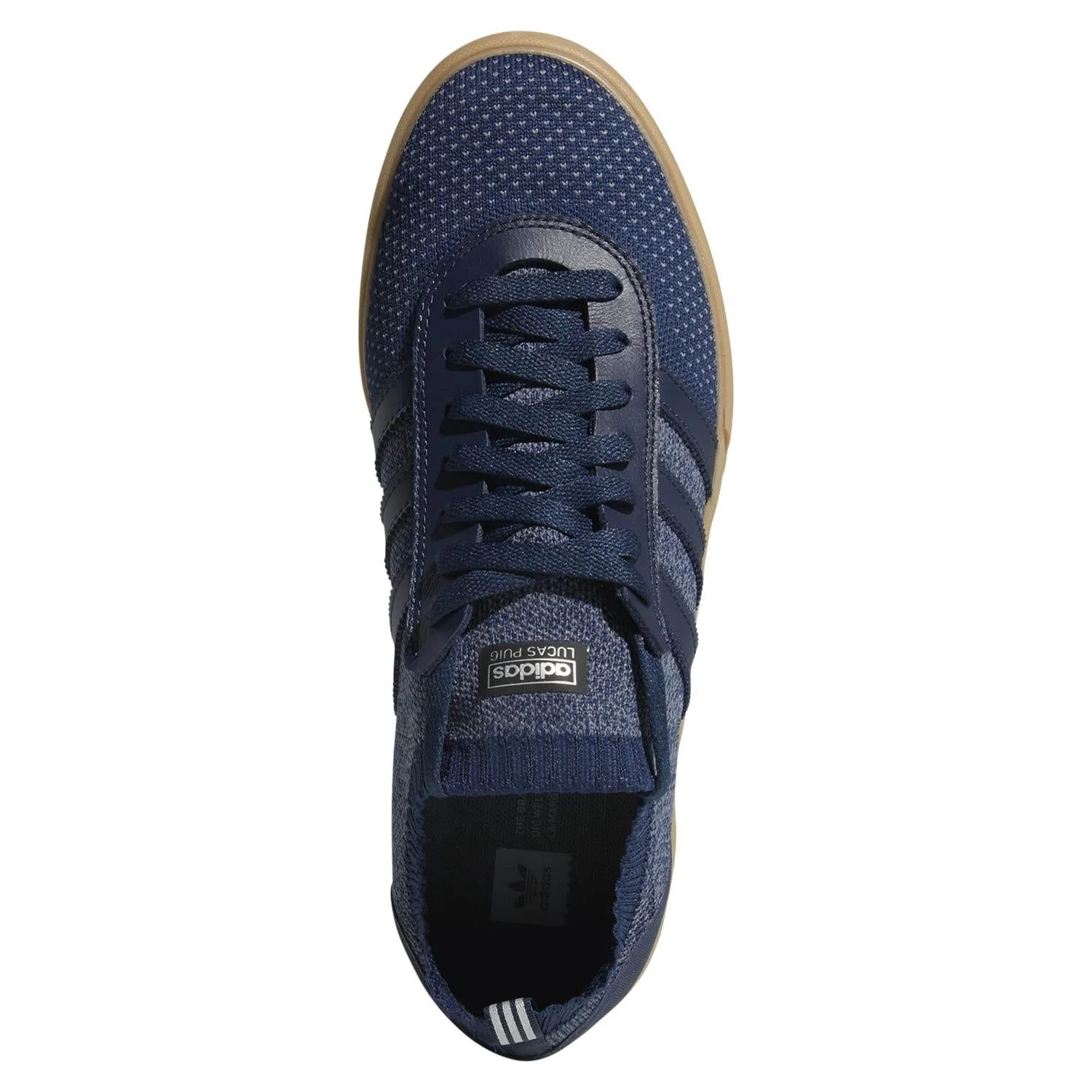 adidas Originals Lucas Premiere Primeknit Trainers - Collegiate Navy - Image 4