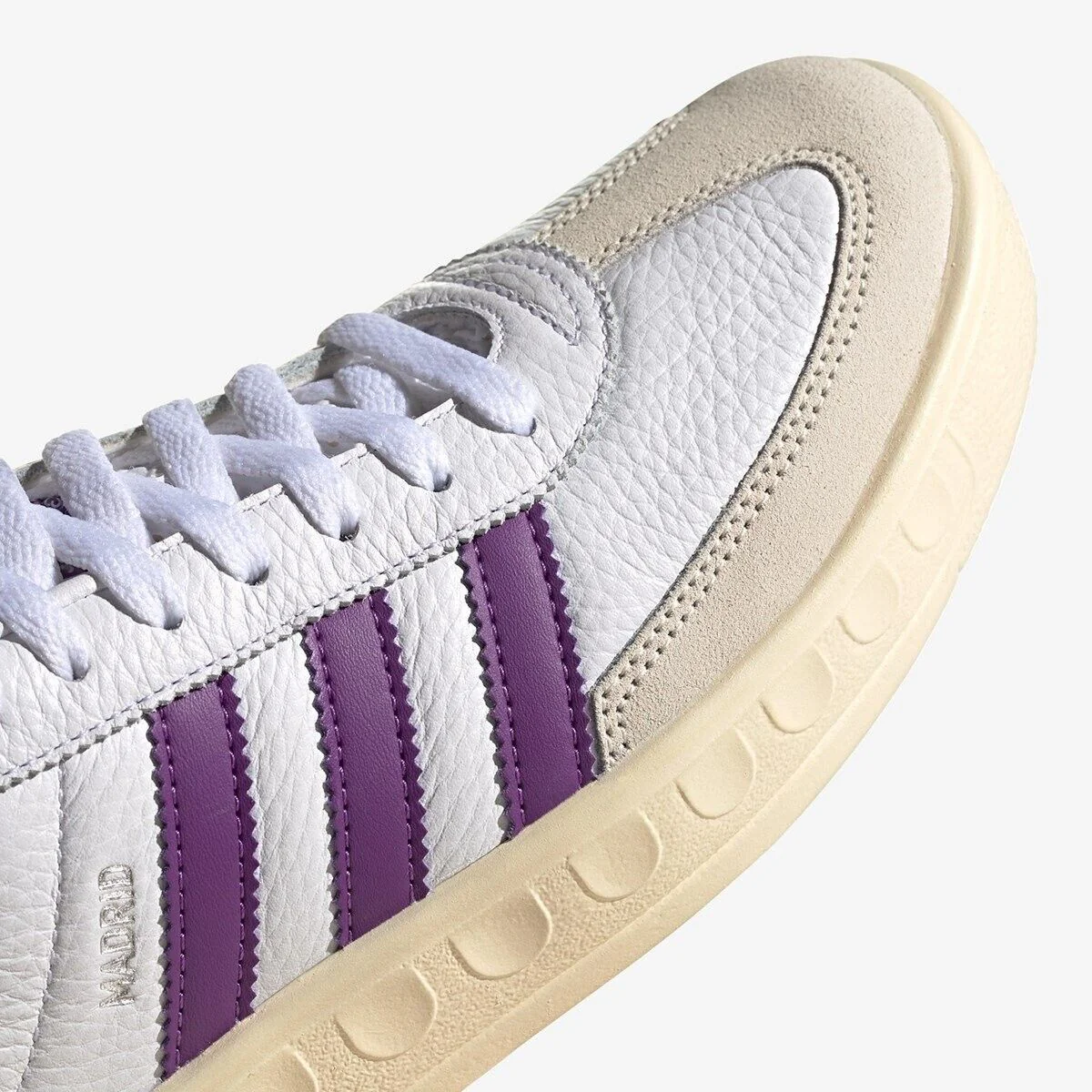 adidas Originals Madrid Trainers - White / Purple - Image 4