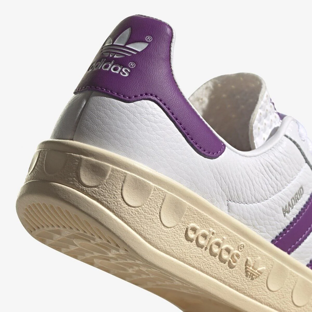 adidas Originals Madrid Trainers - White / Purple - Image 5