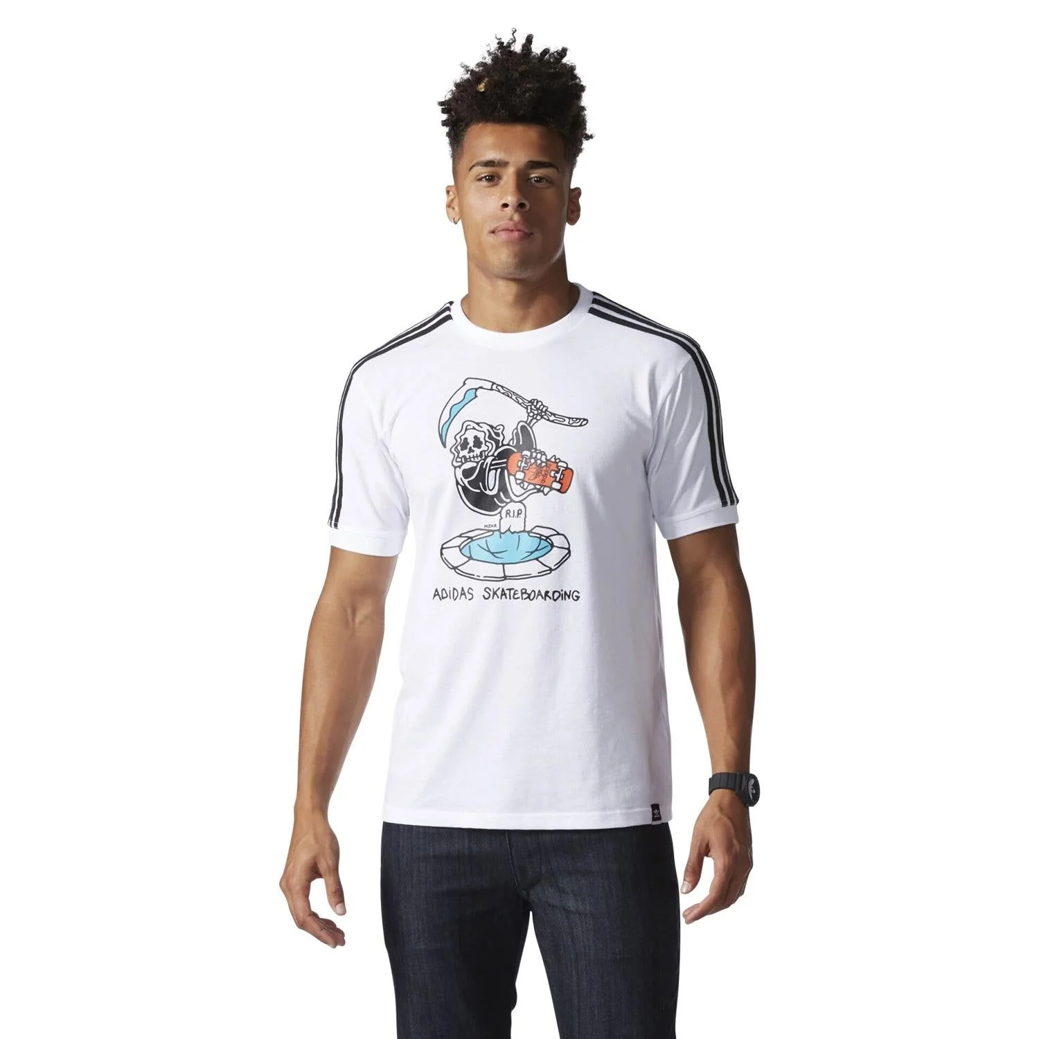 adidas Originals MEKA Death Jersey - White - Image 3