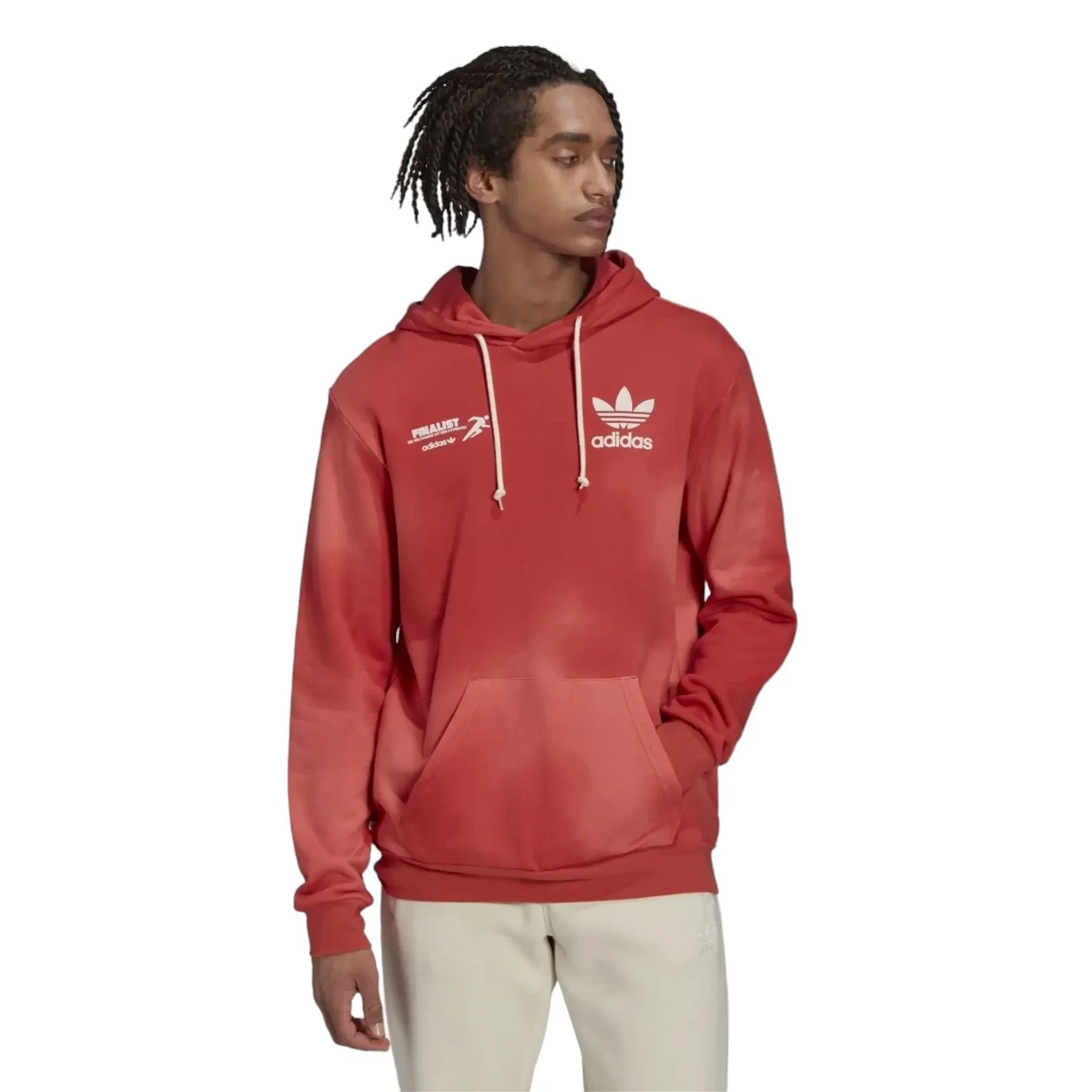 adidas Originals Mellow Ride Club Hoodie - Crew Red - Image 2