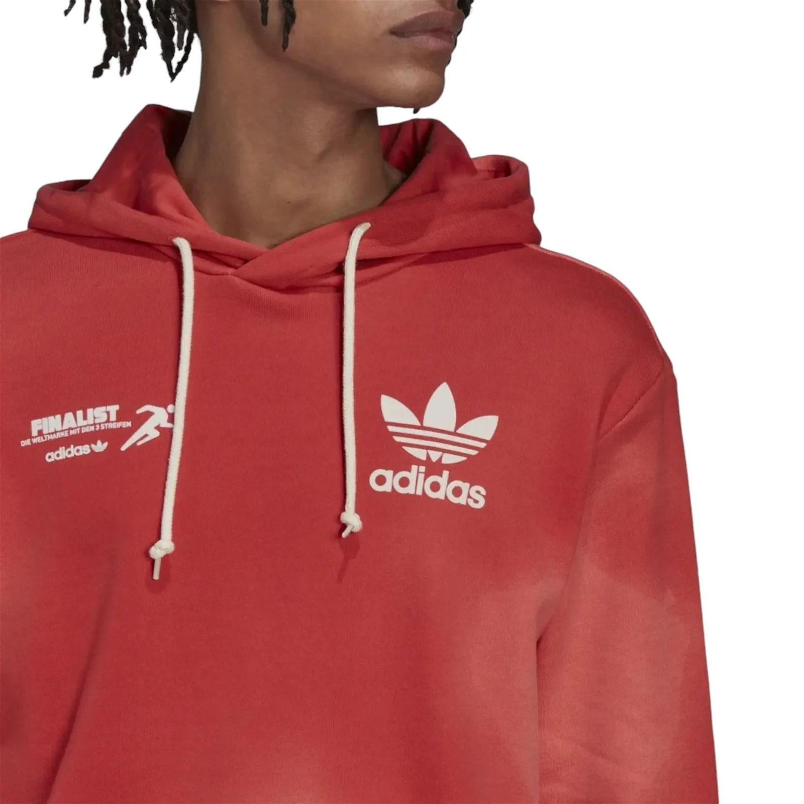 adidas Originals Mellow Ride Club Hoodie - Crew Red - Image 3