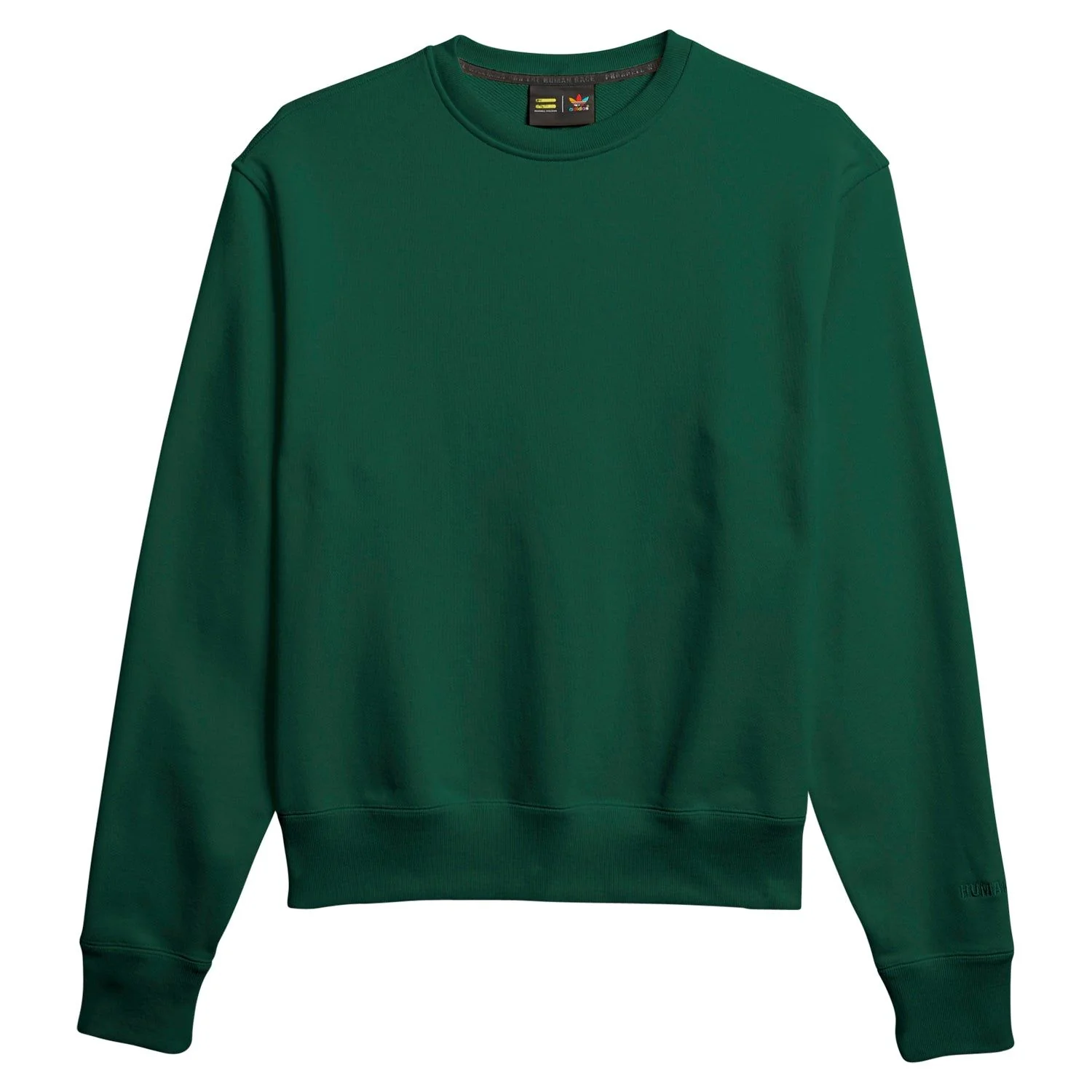 adidas Originals Men's Pharrell Williams Basics Crew Sweatshirt - Green