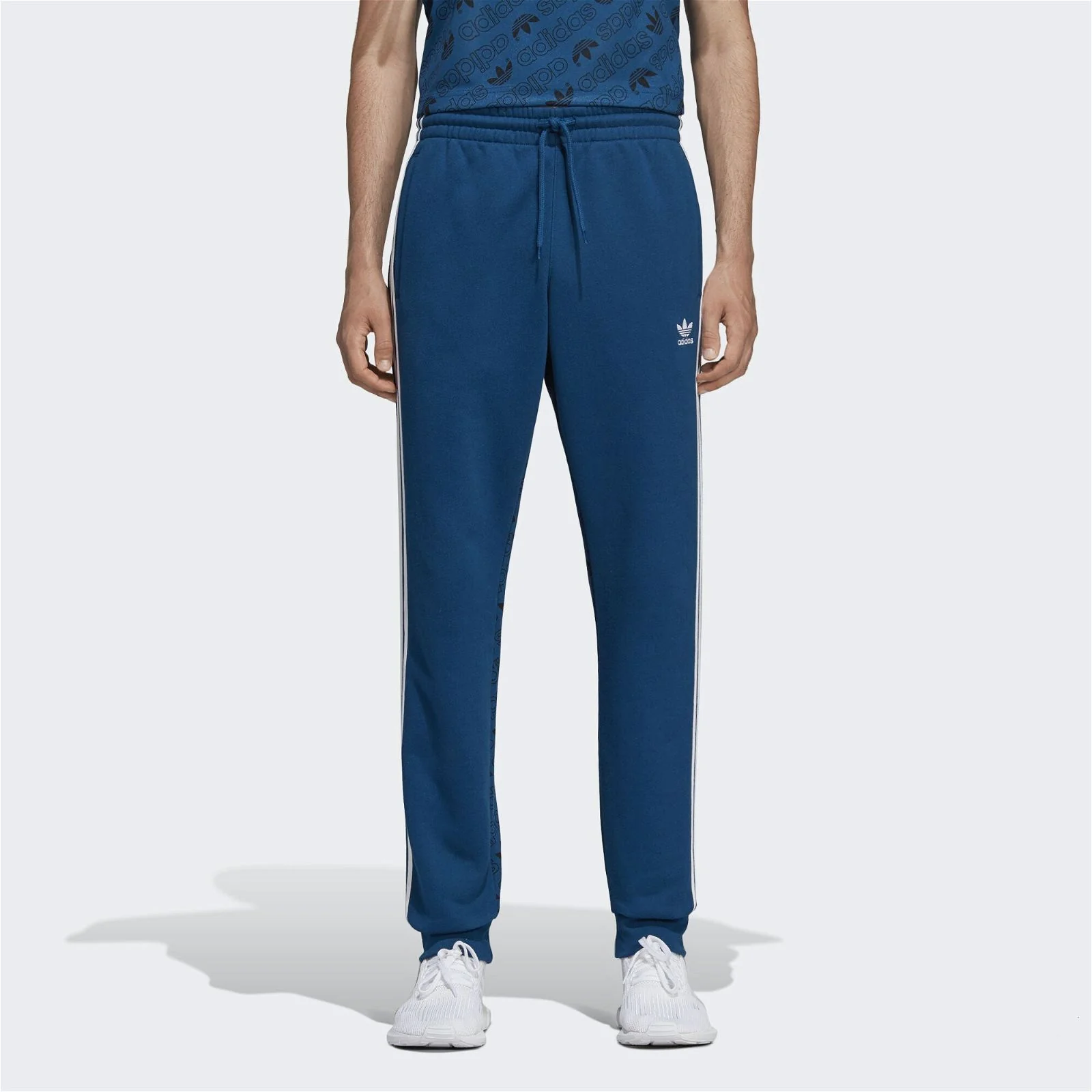 adidas Originals Monogram Sweat Pants - Navy - Image 3