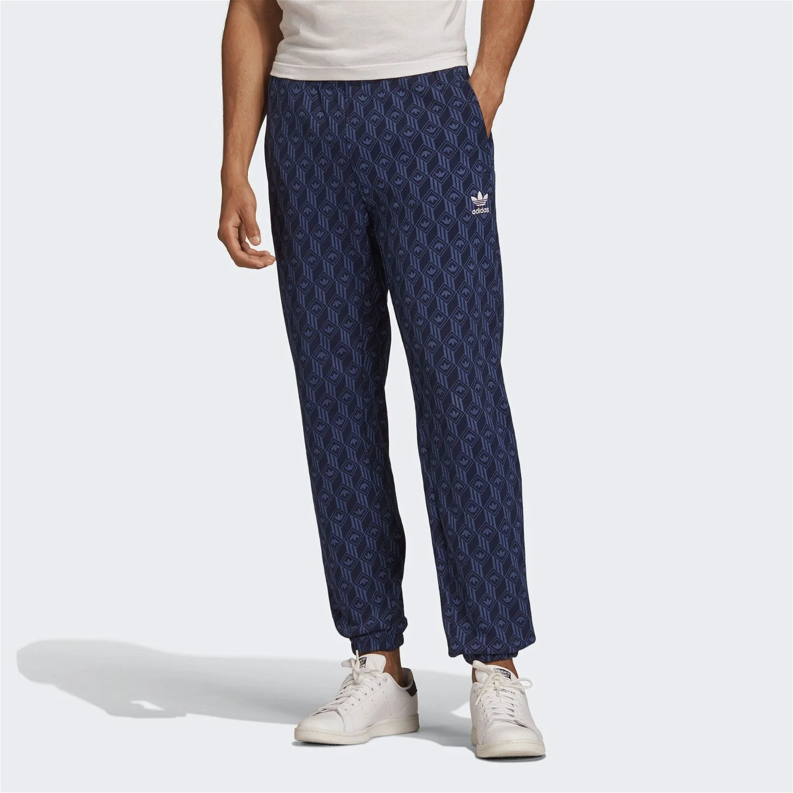 adidas Originals Monogram Sweat Pants - Night Marine - Image 3