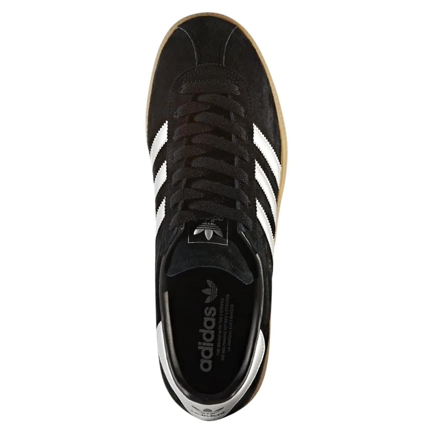 adidas Originals Munchen Trainers - Black/Silver - Image 4