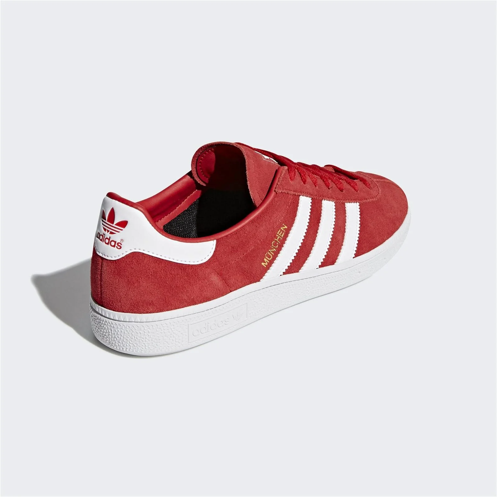 adidas Originals Munchen Trainers - Red - Image 3