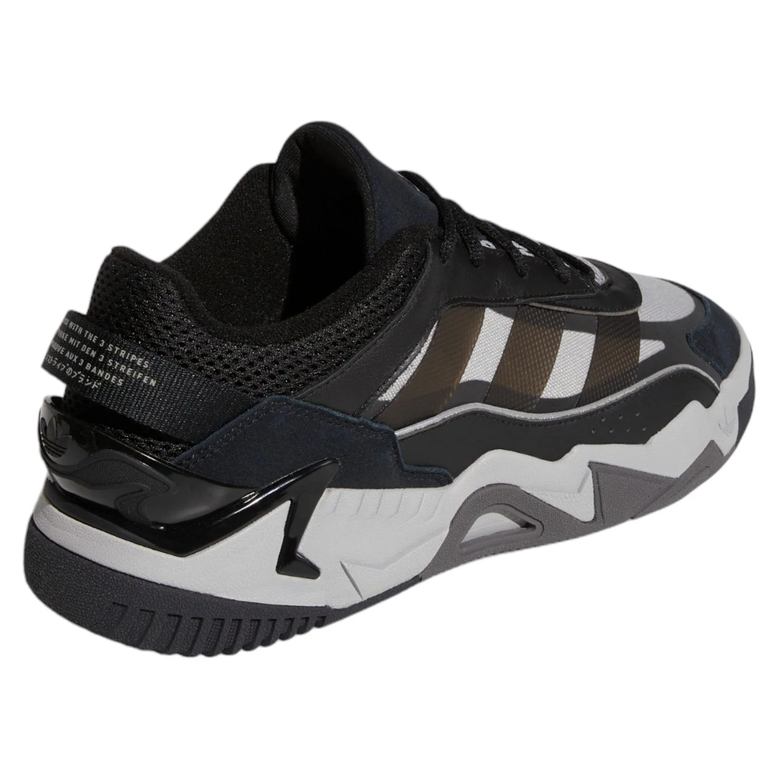 adidas Originals Niteball 2.0 Shoes - Core Black / Mgh Solid Grey - Image 3