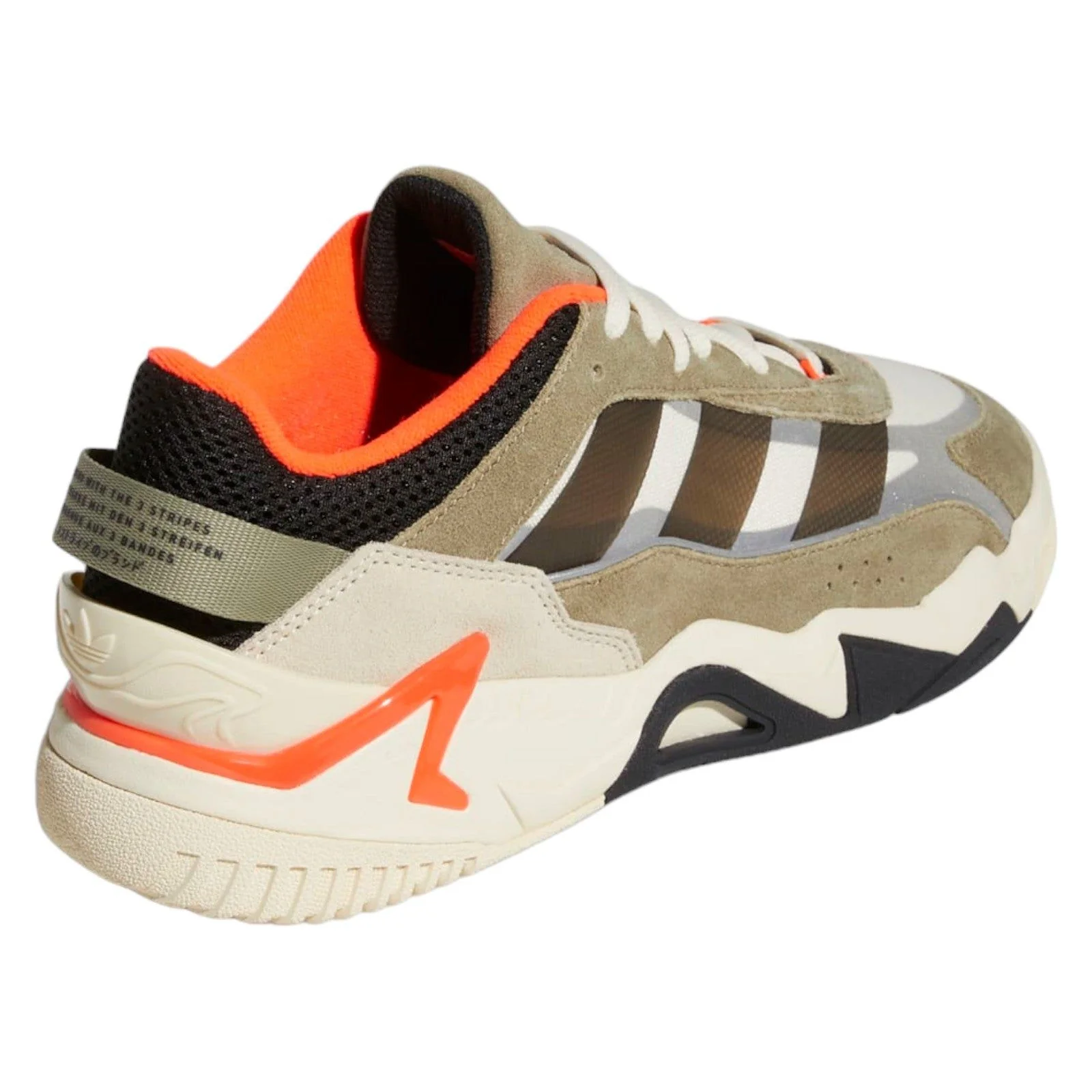 adidas Originals Niteball 2 Trainers - Orbit Green Orange - Image 3