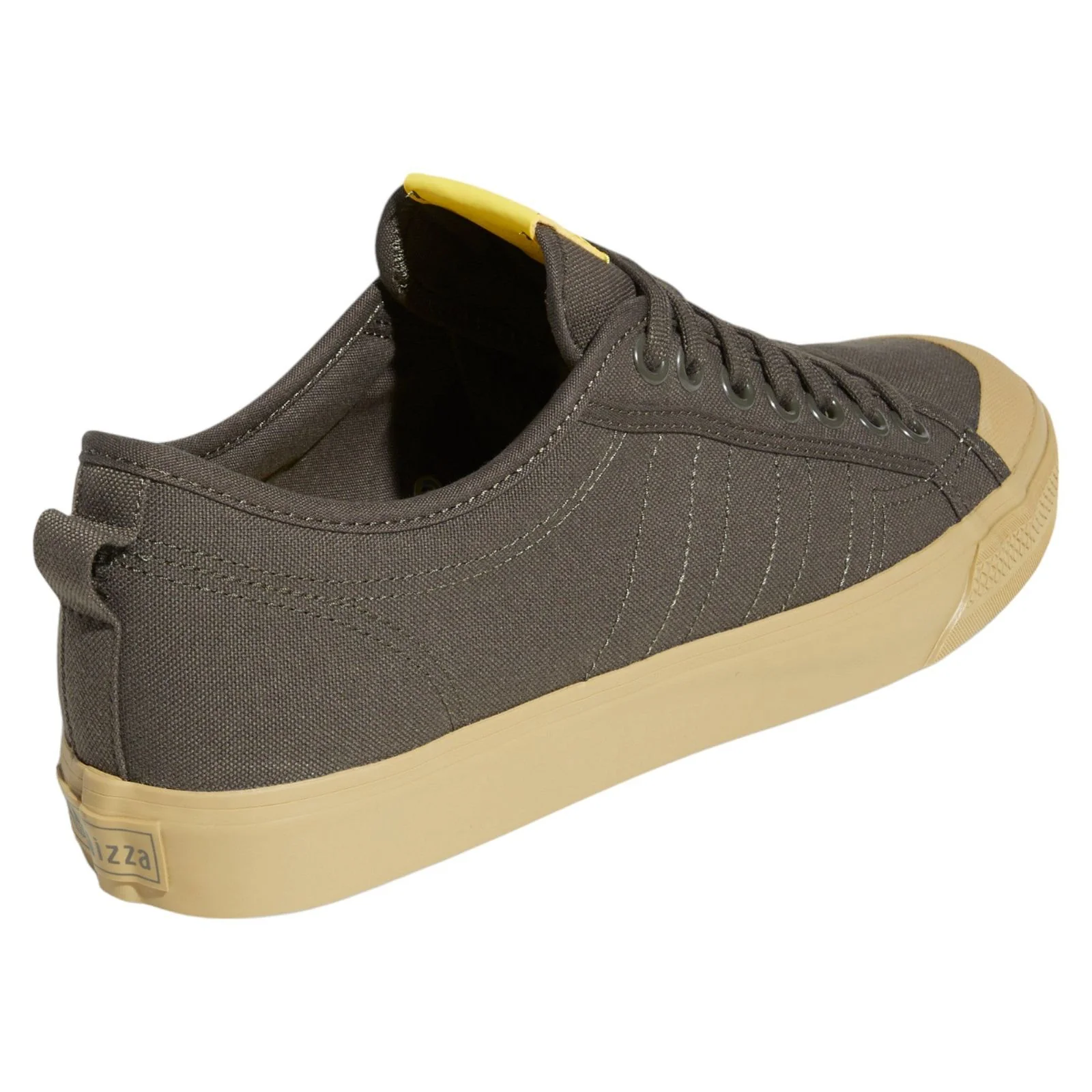 adidas Originals Nizza Skateboarding Shoes - Shadow Olive / Impact Yellow - Image 3
