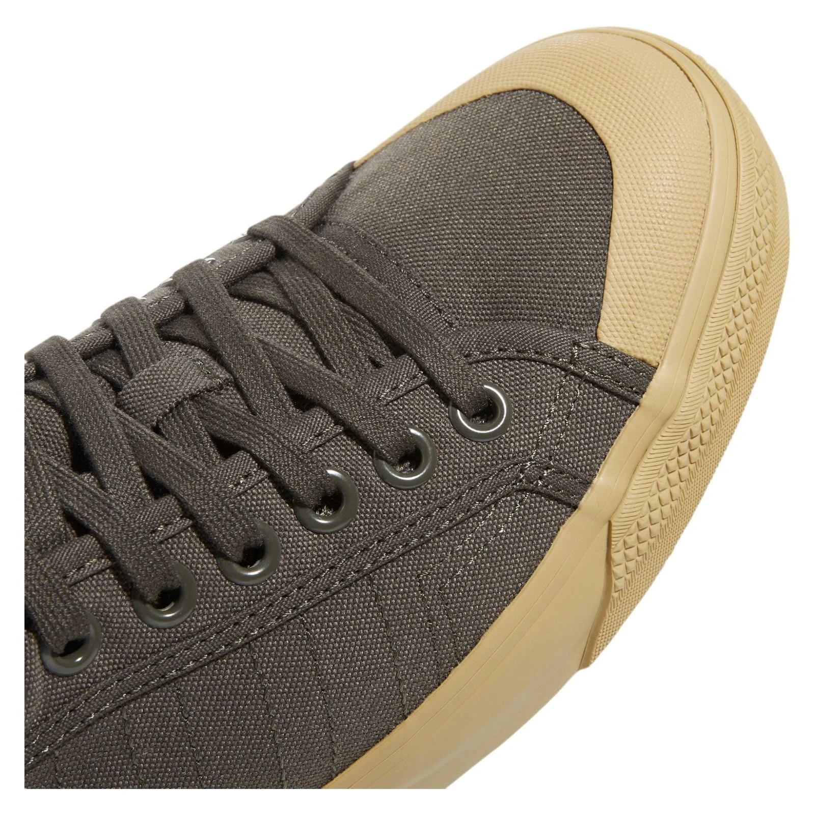 adidas Originals Nizza Skateboarding Shoes - Shadow Olive / Impact Yellow - Image 5