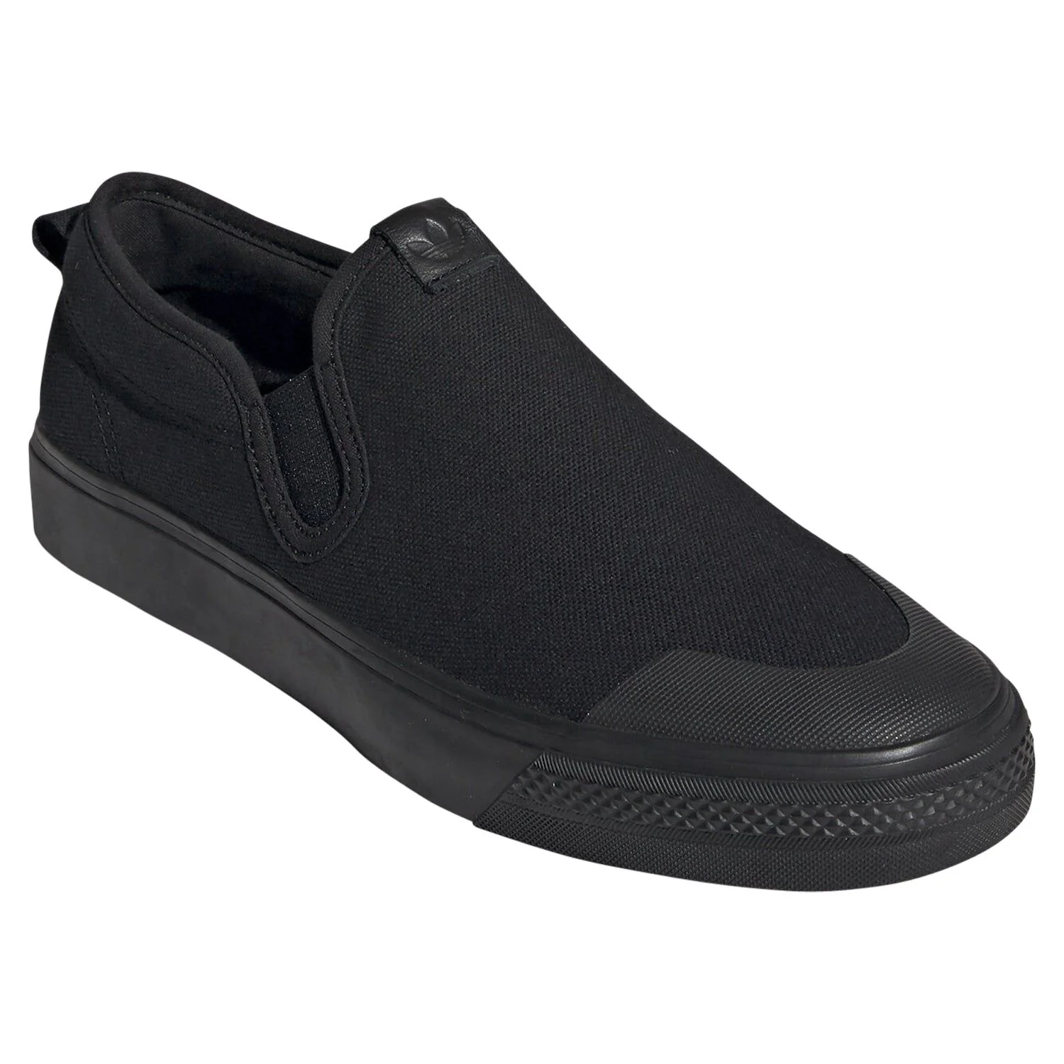 adidas Originals Nizza Slip On Shoes - Black - Image 2