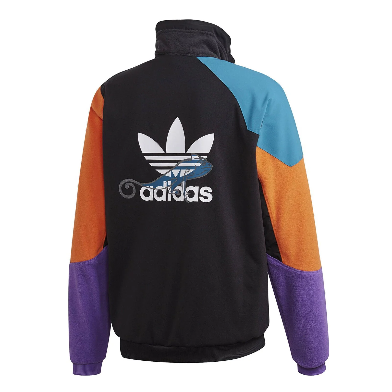 adidas Originals Outdoor Half Zip Fleece Sweat - Black - Image 2