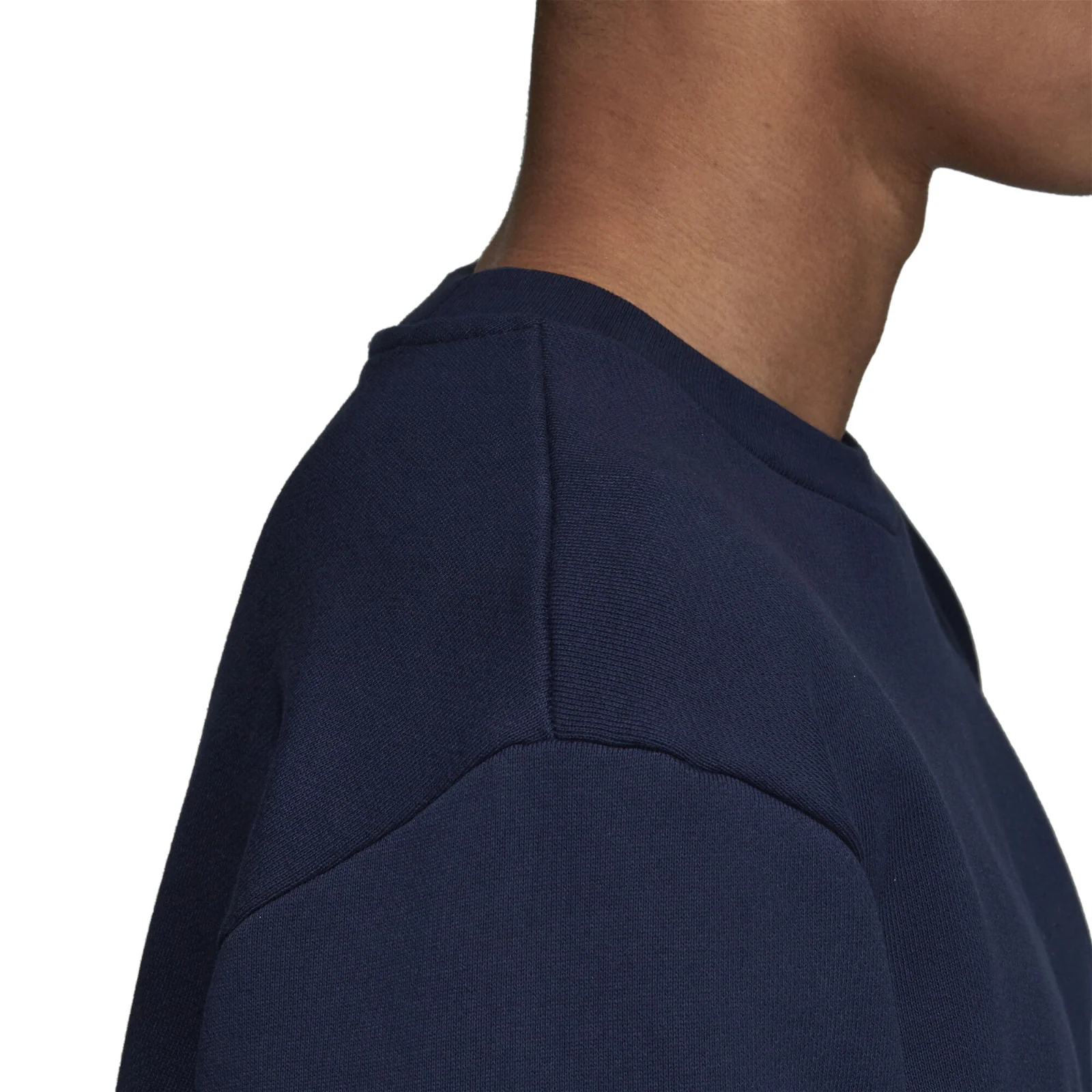 adidas Originals Outline Trefoil Crew Sweatshirt - Navy - Image 7