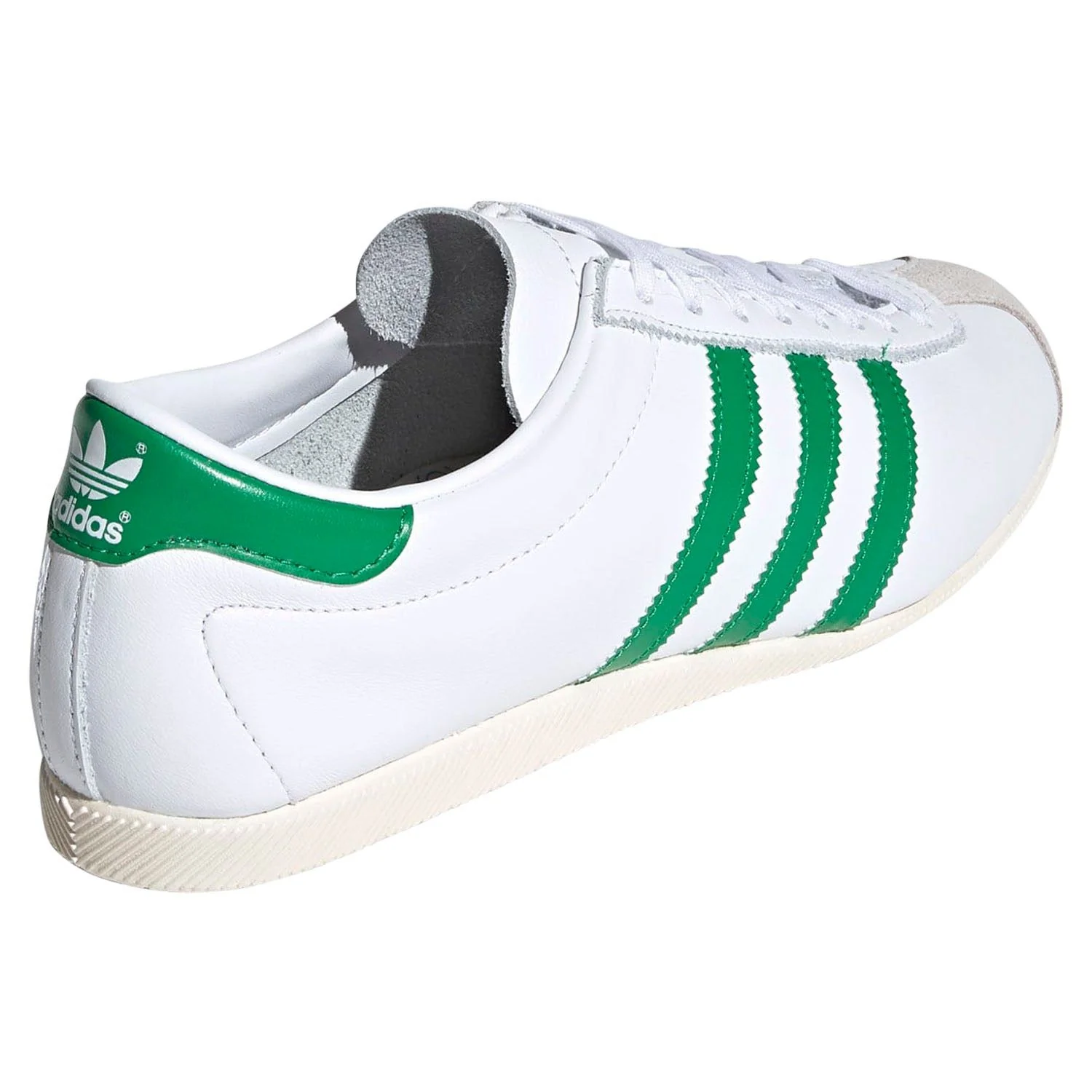 adidas Originals Overdub Rekord Shoes - White & Green - Image 3