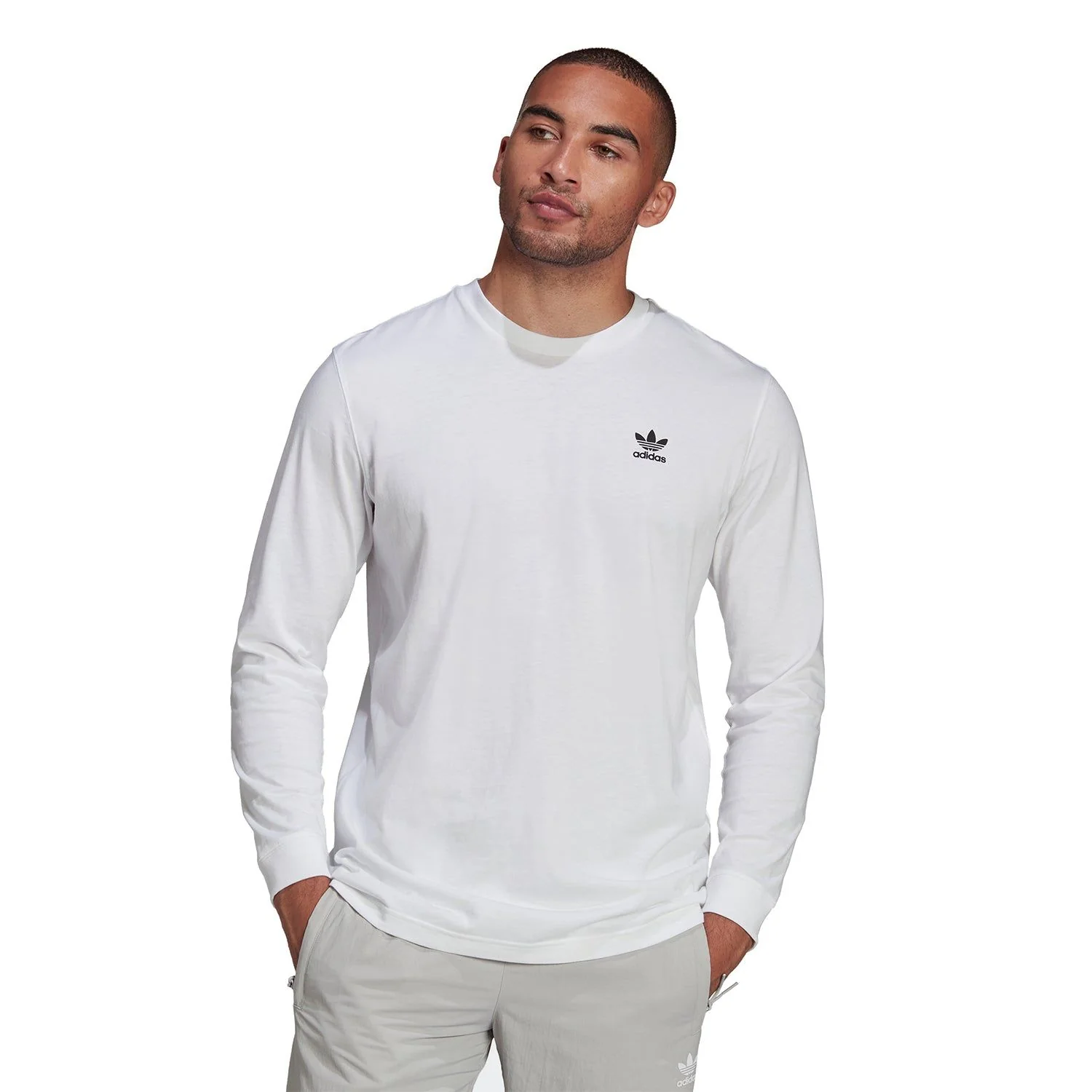 adidas Originals Oztradamus Long Sleeve T-Shirt - White - Image 2