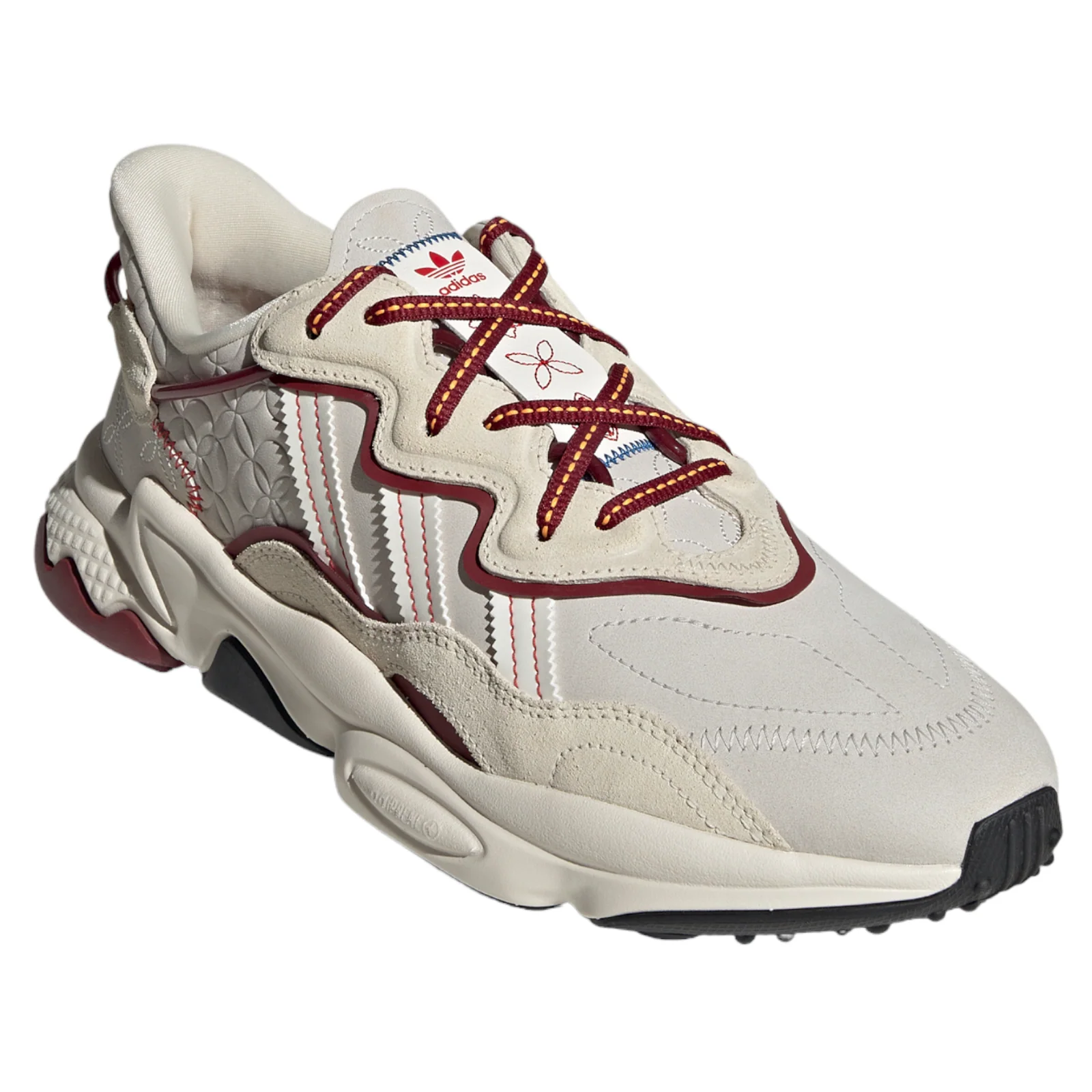 adidas Originals Ozweego Year of the Tiger Shoes - Chalk White / Burgundy - Image 2