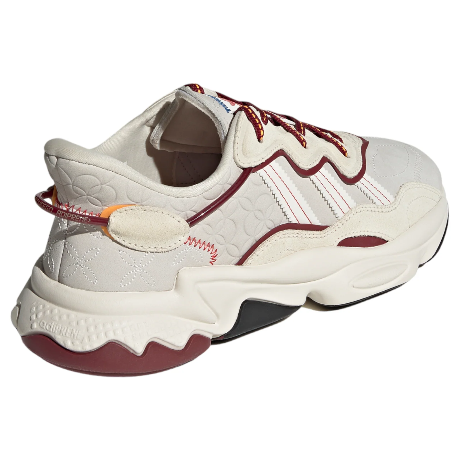 adidas Originals Ozweego Year of the Tiger Shoes - Chalk White / Burgundy - Image 3