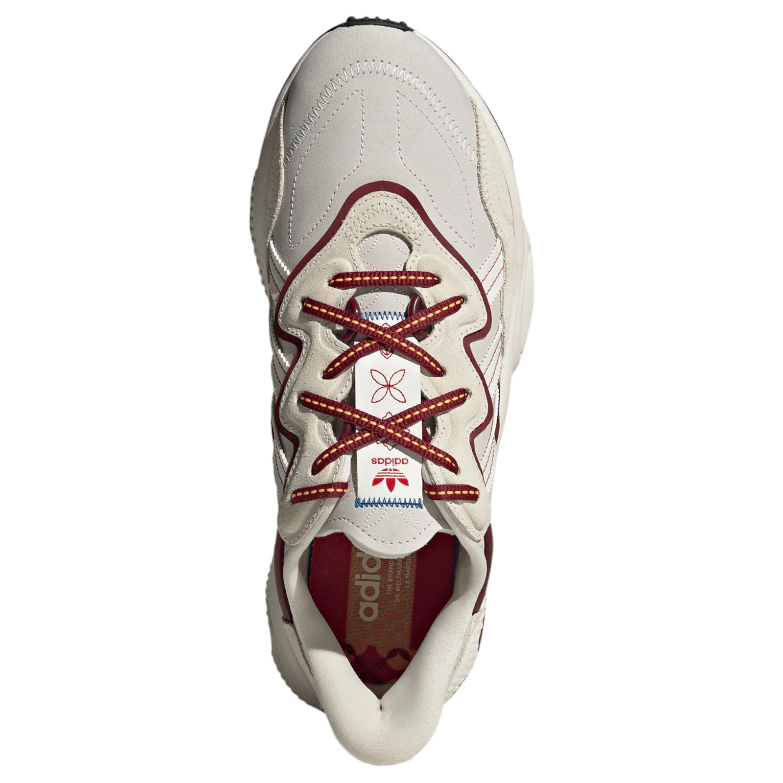 adidas Originals Ozweego Year of the Tiger Shoes - Chalk White / Burgundy - Image 6