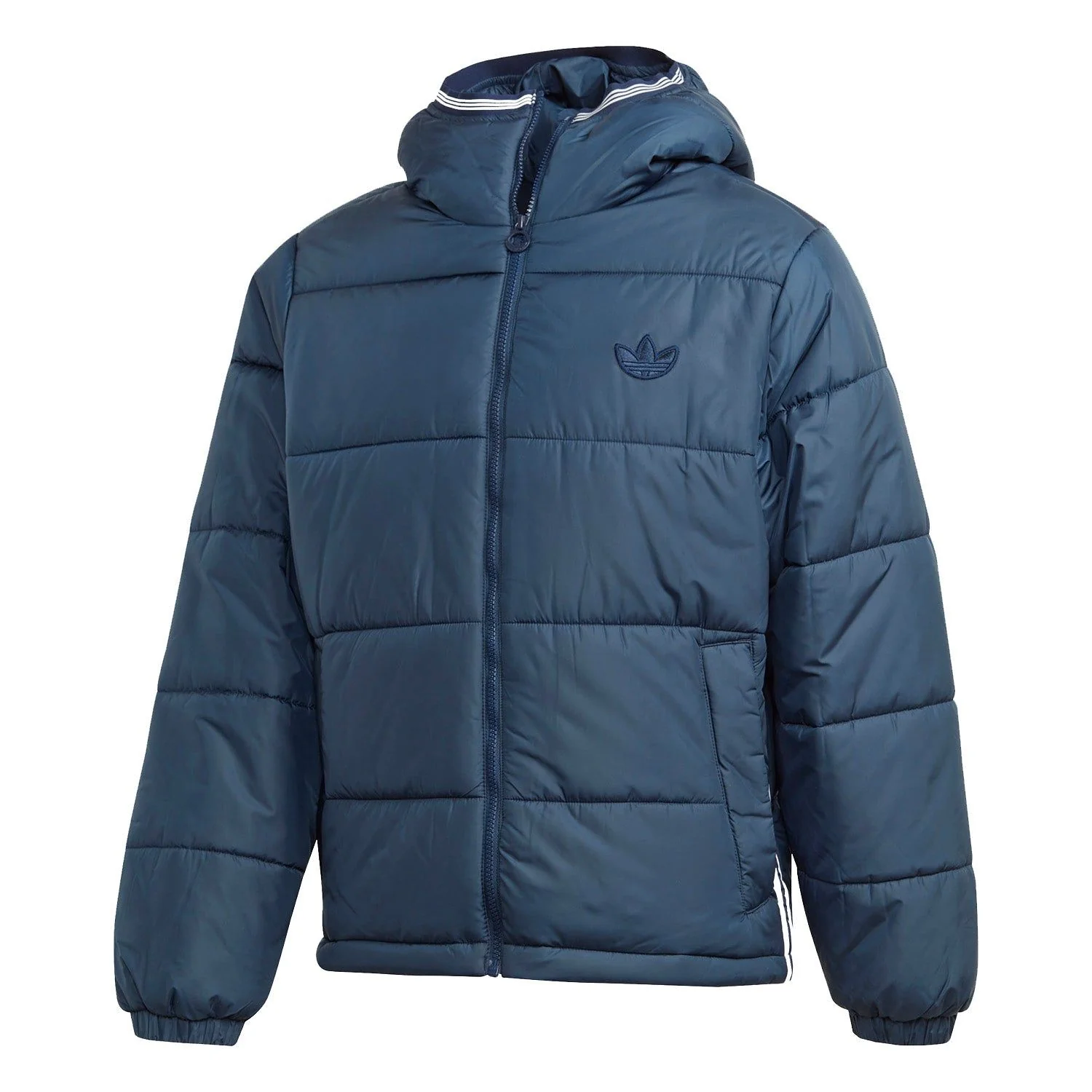 adidas Originals Padded Hooded Puffer Jacket - Blue