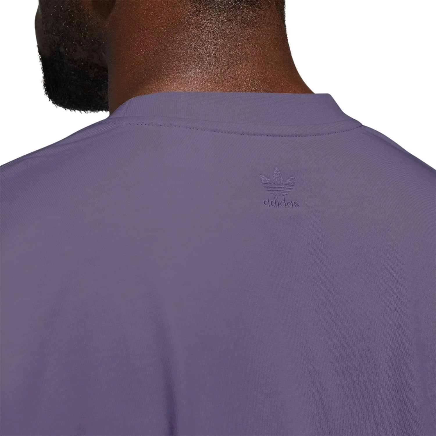 adidas Originals Pharrell Williams Basics T-Shirt - Tech Purple - Image 3