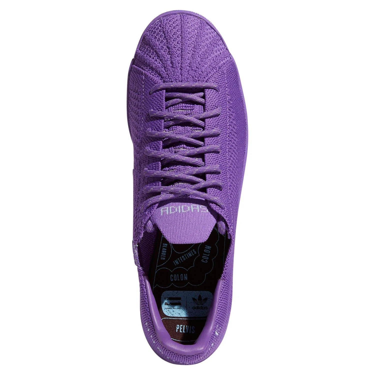 adidas Originals Pharrell Williams Superstar Primeknit Shoes - Purple - Image 5