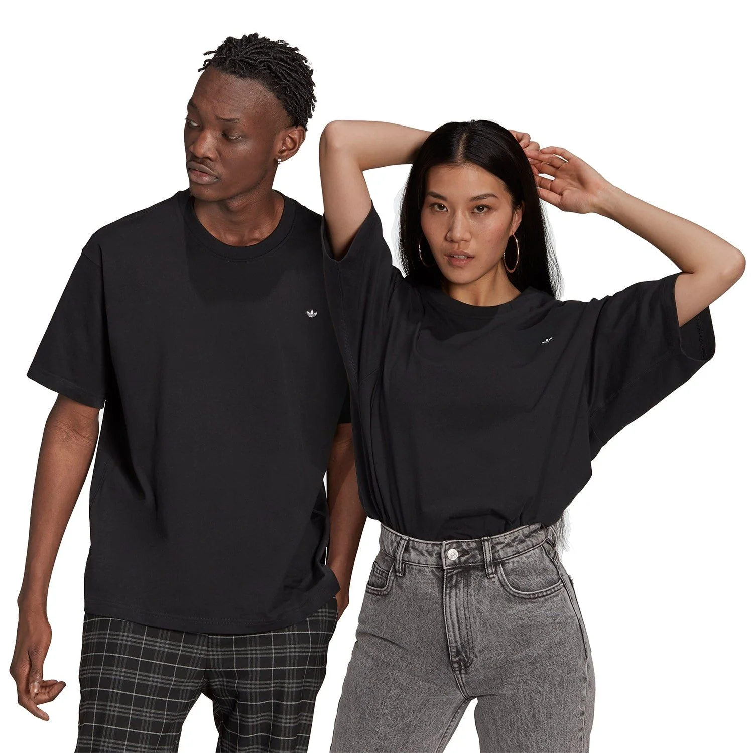 adidas Originals Premium Essentials Tee - Black - Image 3
