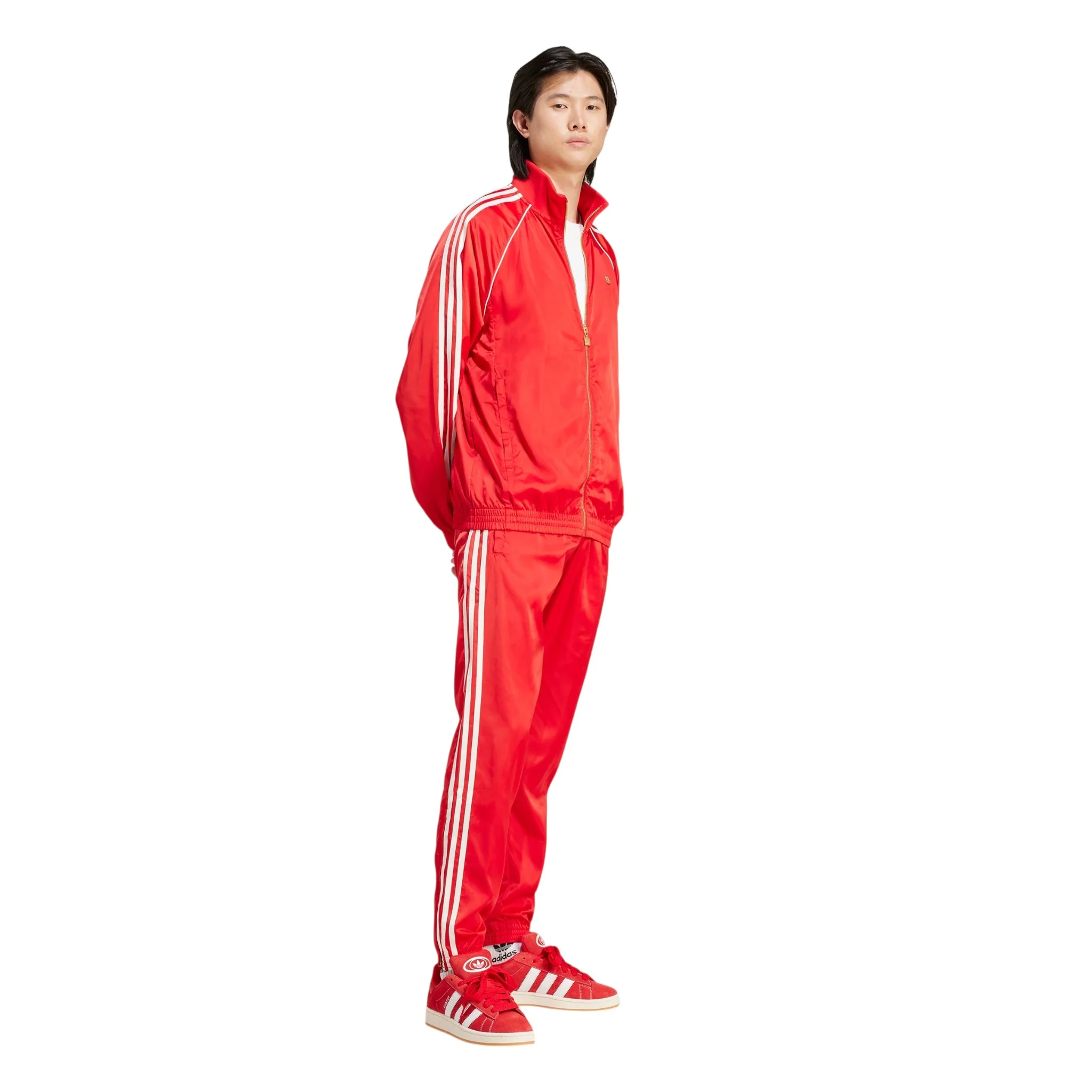 adidas Originals Premium Track Top - Red / Gold - Image 5