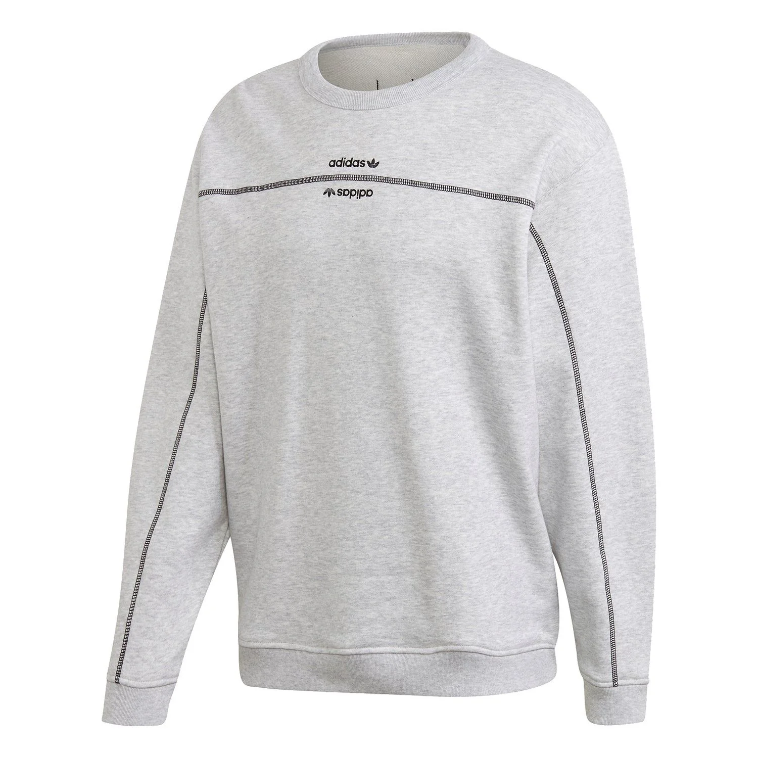 adidas Originals R.Y.V Crew Sweatshirt - Light Grey Heather