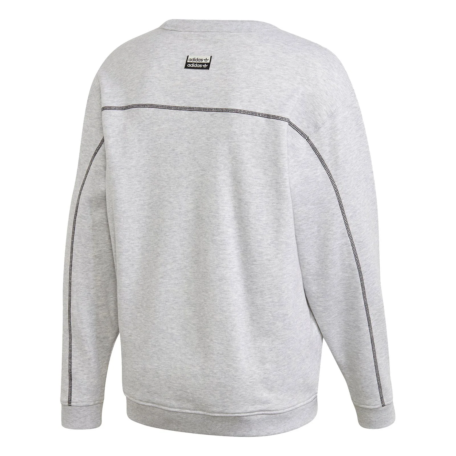 adidas Originals R.Y.V Crew Sweatshirt - Light Grey Heather - Image 2