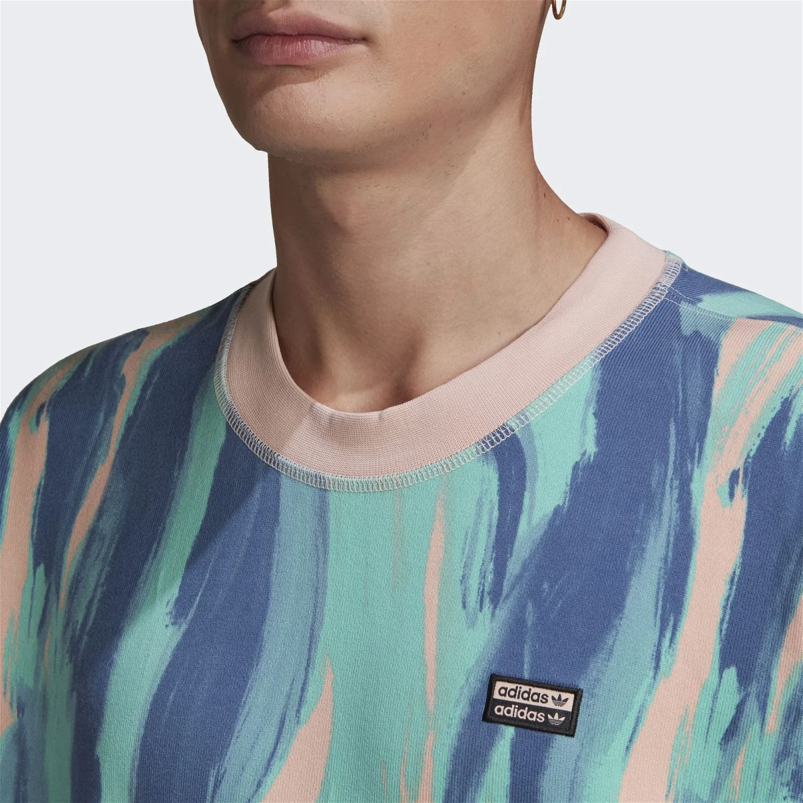 adidas Originals R.Y.V. Oversize Tee - Multi - Image 3