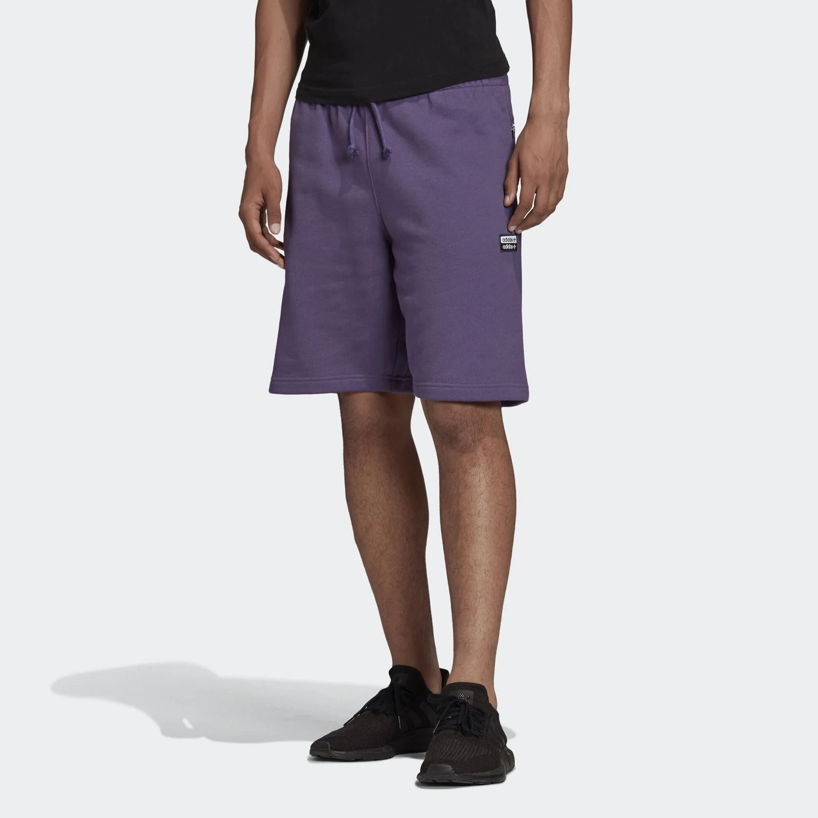 adidas Originals R.Y.V. Sweat Shorts - Purple - Image 3